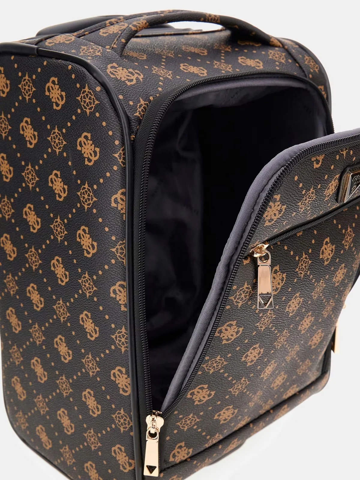 GUESS Valigie e Trolley Donna SILIA 14 IN UNDER SEATER TWGP98 90971 ESL ESPRESSO LOGO - Image 3
