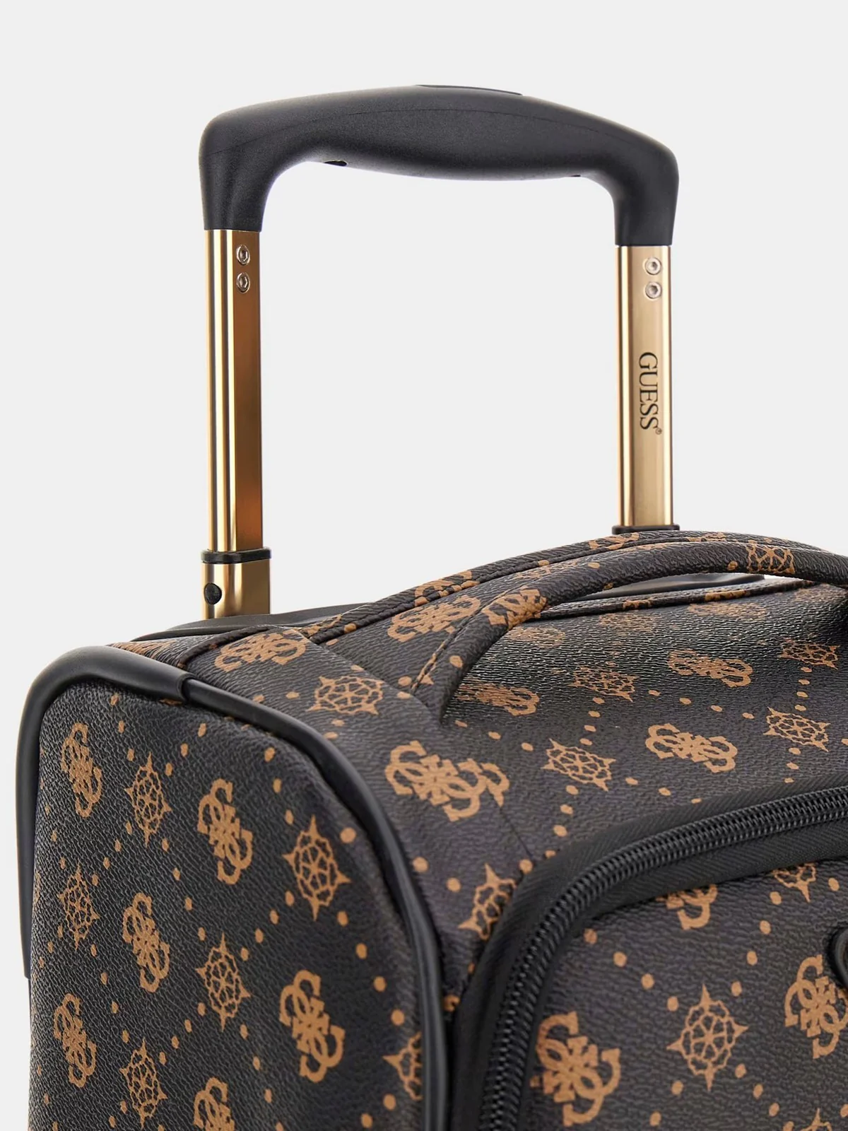 GUESS Valigie e Trolley Donna SILIA 14 IN UNDER SEATER TWGP98 90971 ESL ESPRESSO LOGO - Image 4