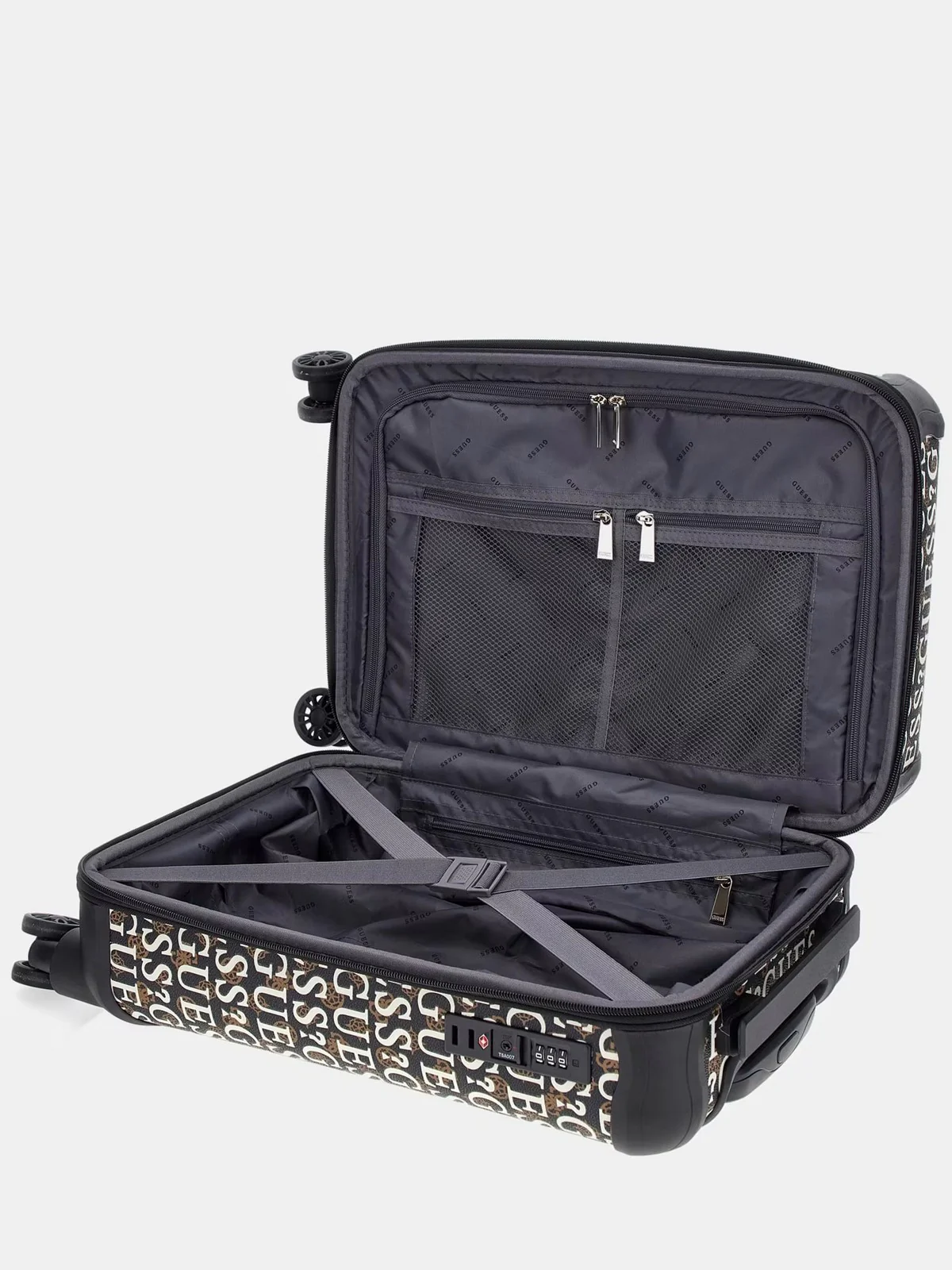 GUESS Valigie e Trolley Donna Stark TWE927 09830 BRM Marrone - Image 3