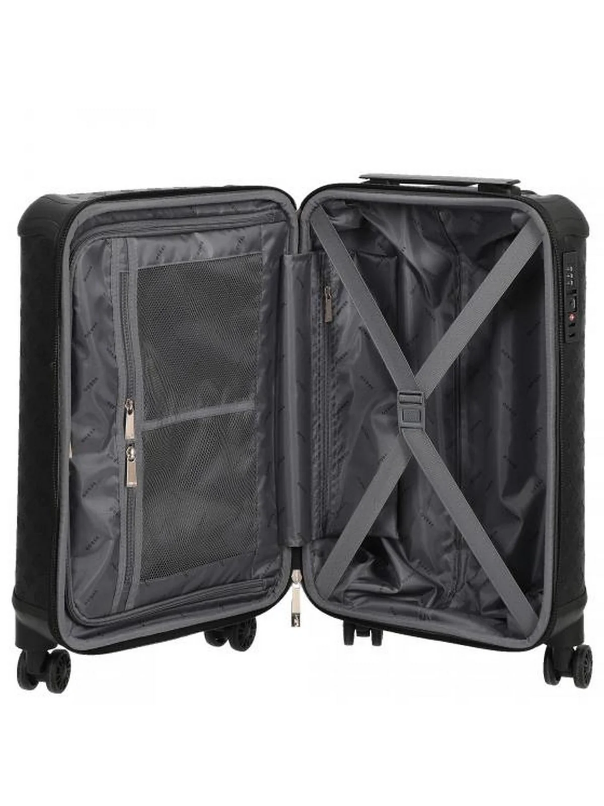 GUESS Valigie e Trolley Donna Wilder 20 TWD745 29800 BLA Nero - Image 6