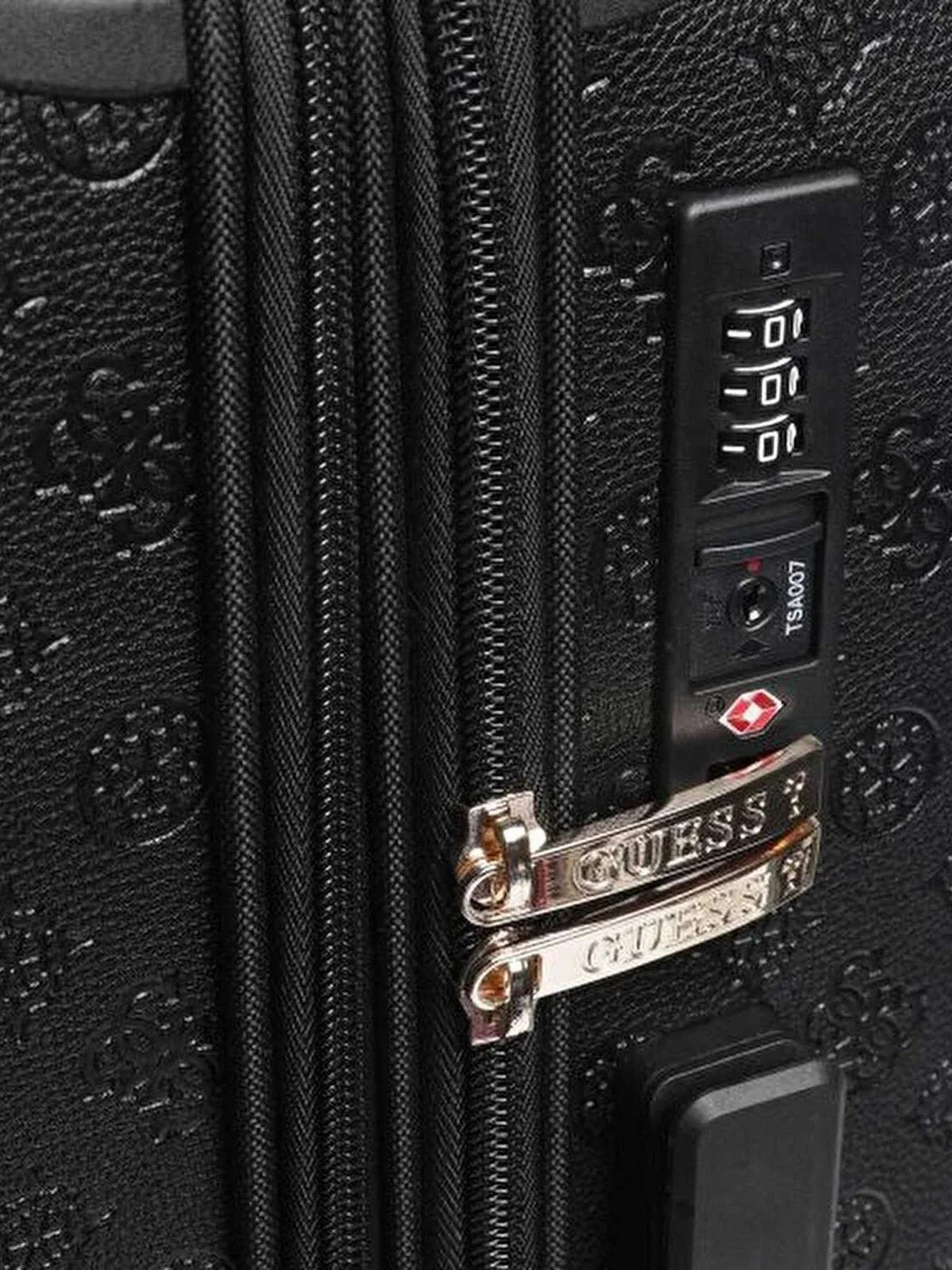GUESS Valigie e Trolley Donna WILDER 22 IN 8-WHEELER TWDP74 52982 BLA BLACK - Image 6