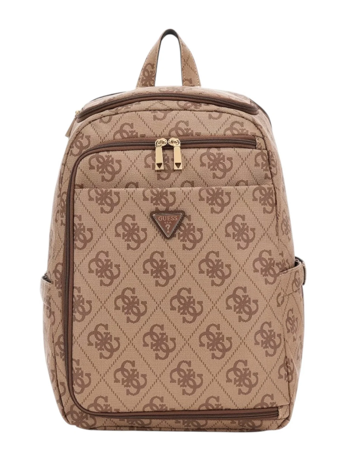 GUESS Zaino Donna BERTA U-ZIP BACKPACK TWOB86 88033 LGW LATTE LOGO/BROWN