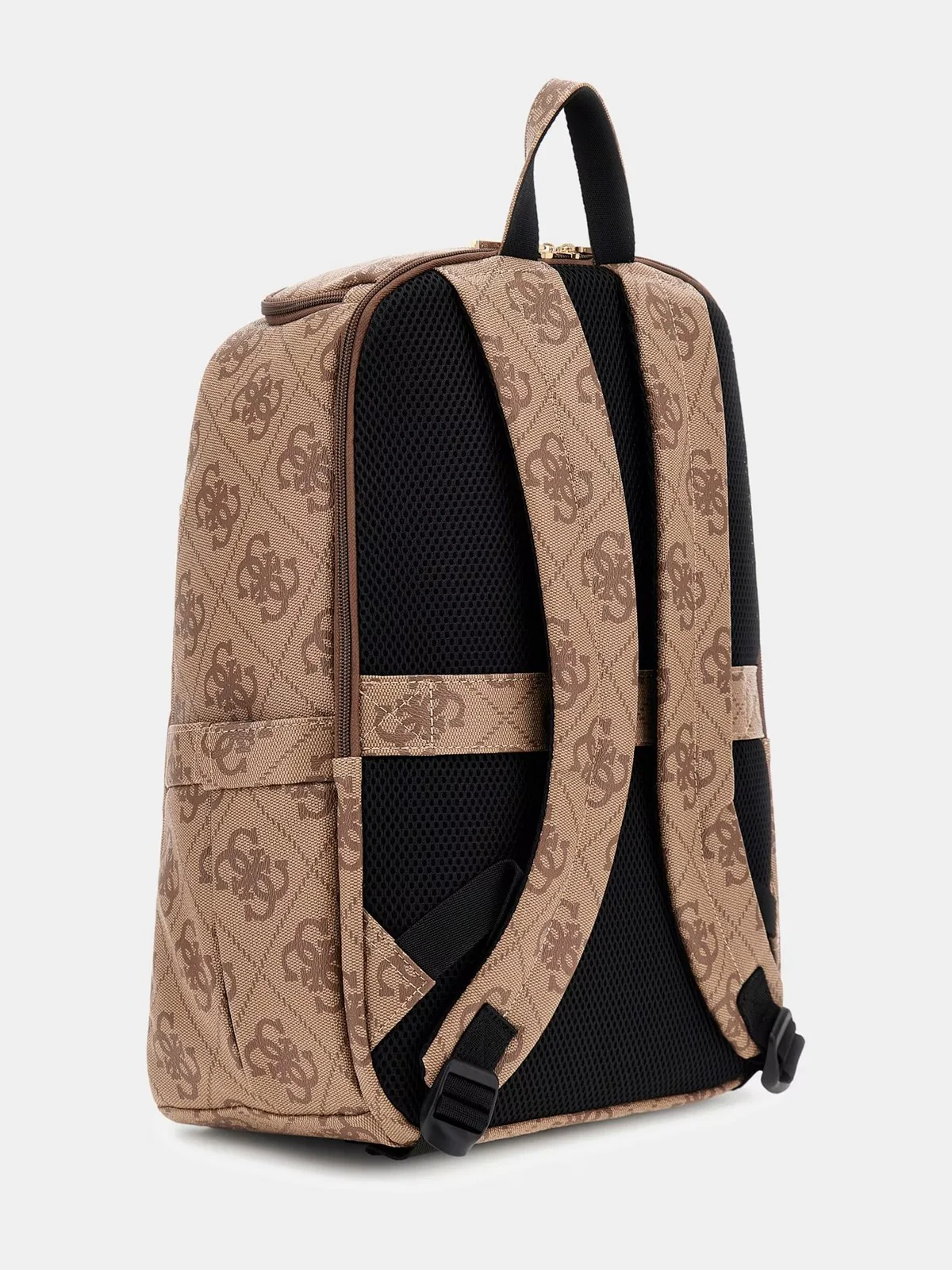 GUESS Zaino Donna BERTA U-ZIP BACKPACK TWOB86 88033 LGW LATTE LOGO/BROWN - Image 2