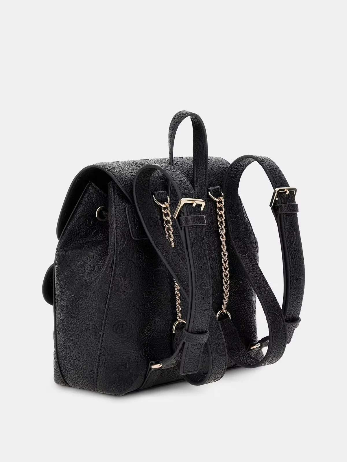 GUESS Zaino Donna CRESIDIA II SML FLAP BACKPACK HWPD98 88310 BLO BLACK LOGO - Image 4