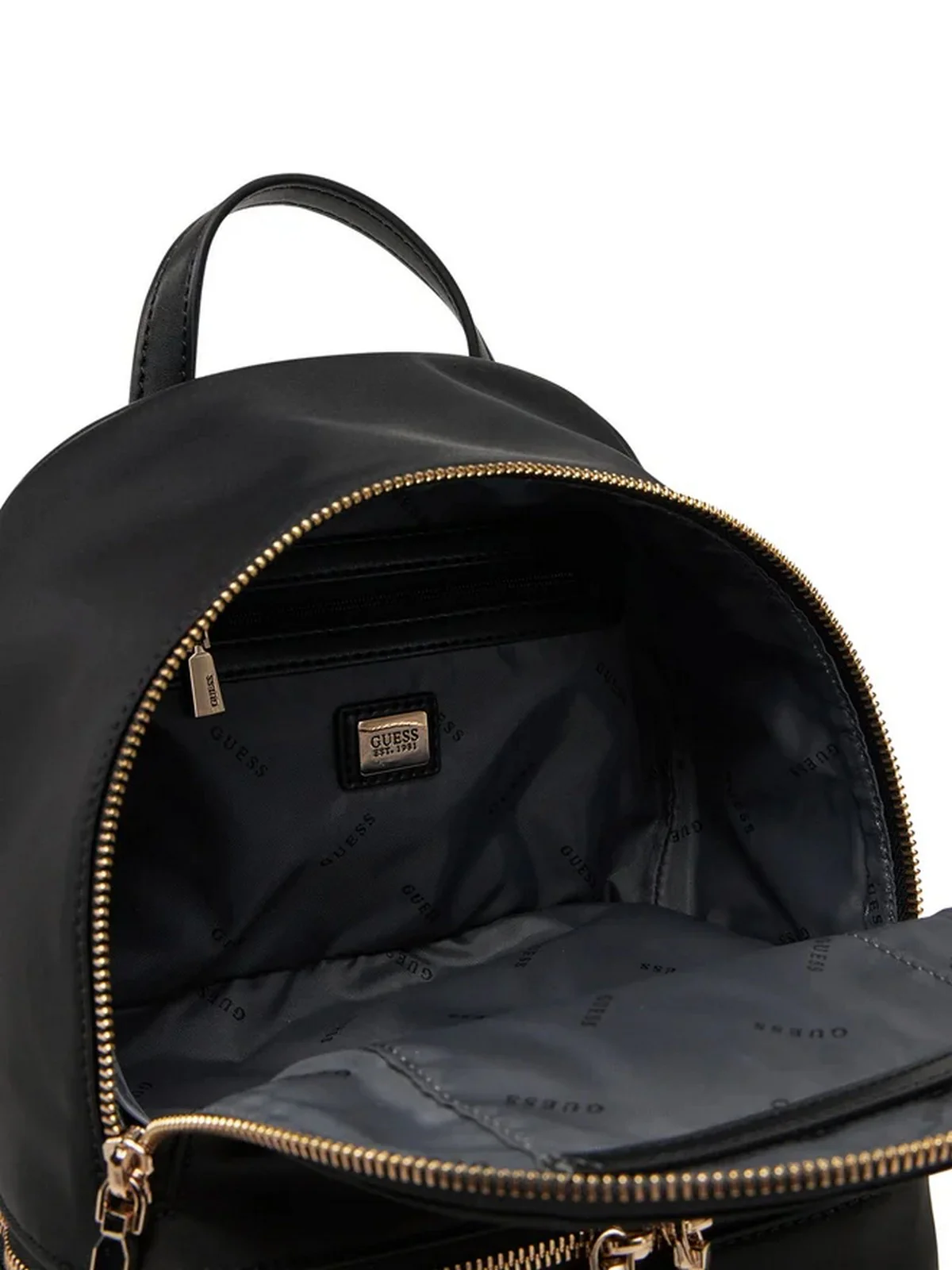 GUESS Zaino Donna FOLLIE SMALL BACKPACK TWNN96 76032 BLA BLACK - Image 4