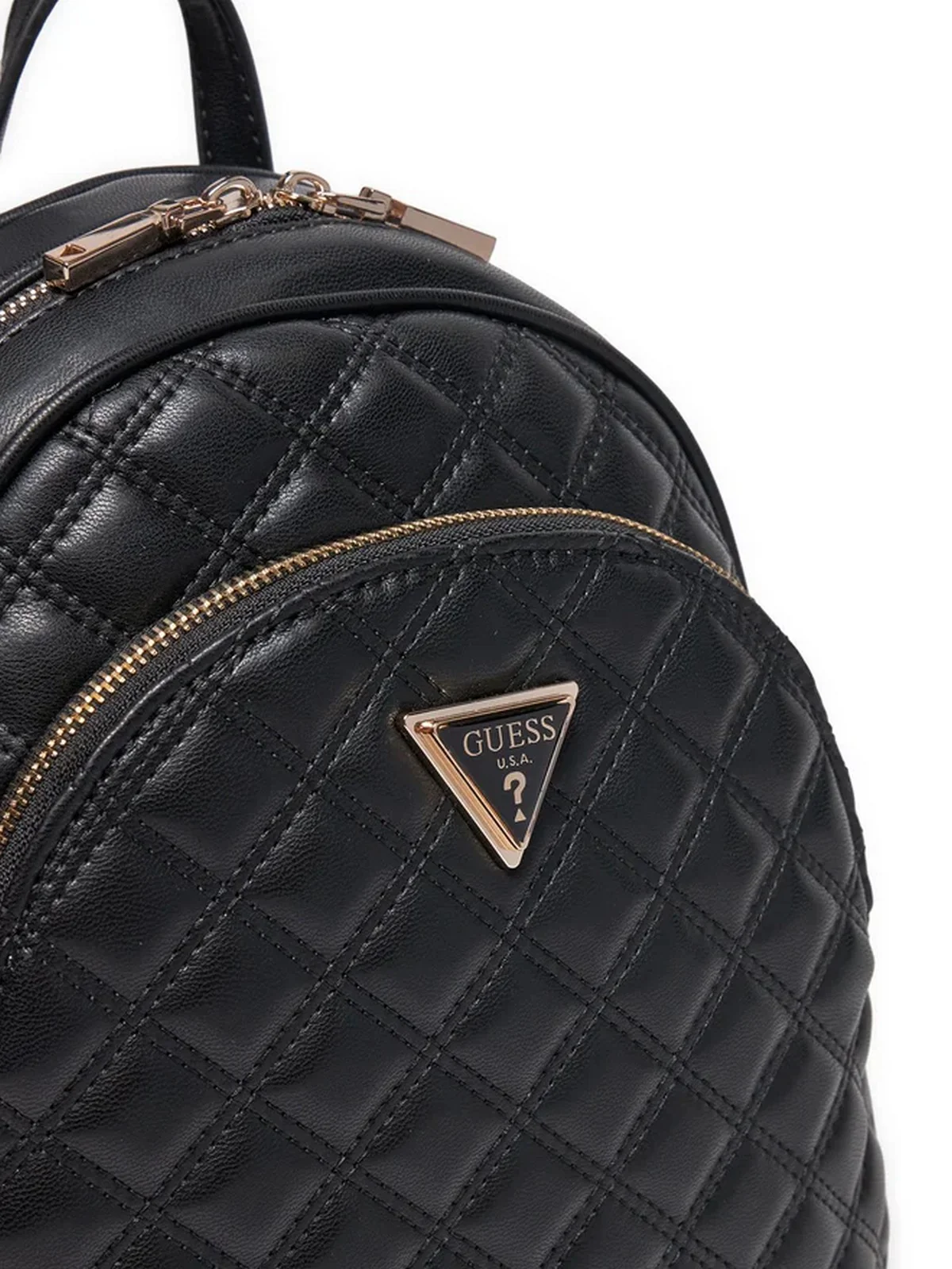 GUESS Zaino Donna GIULLY DOME BACKPACK HWQG87 48320 BLA Nero - Image 4
