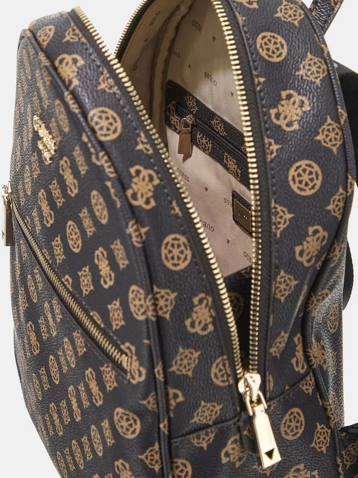 GUESS Zaino Donna Handbag HWPQ69 95320 BRO Marrone - Image 4
