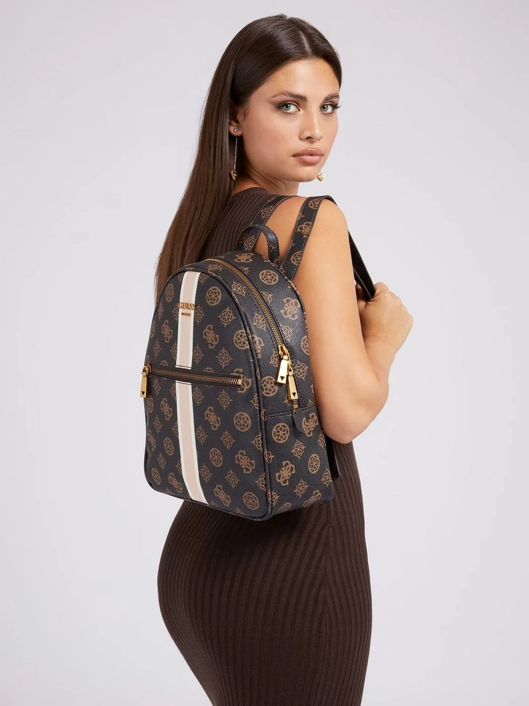 GUESS Zaino Donna  HWBP69 95320 MLO Marrone - Image 2