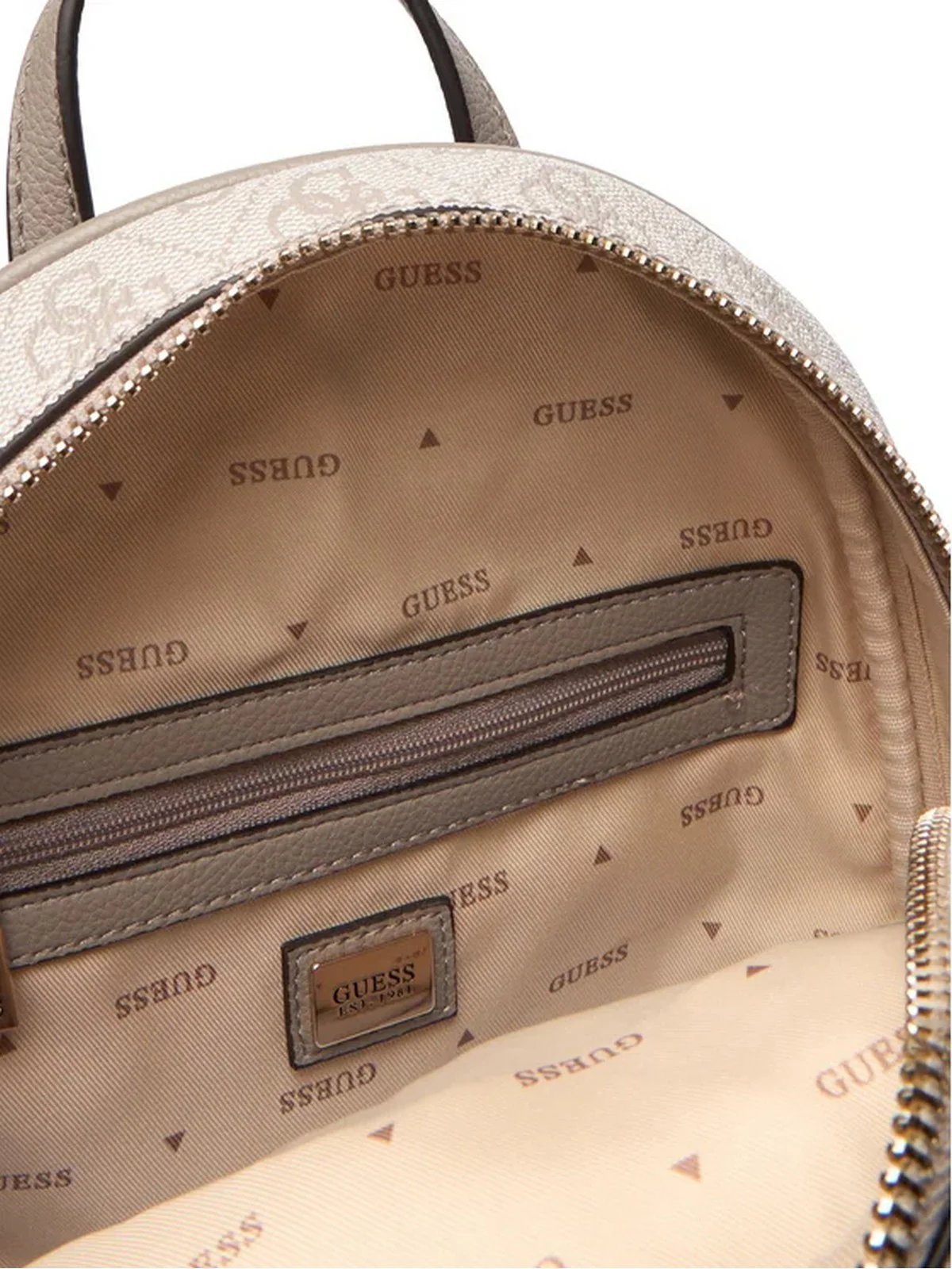 GUESS Zaino Donna MANHATTAN II BACKPACK HWSG71 18320 DKO DARK TAUPE LOGO - Image 2