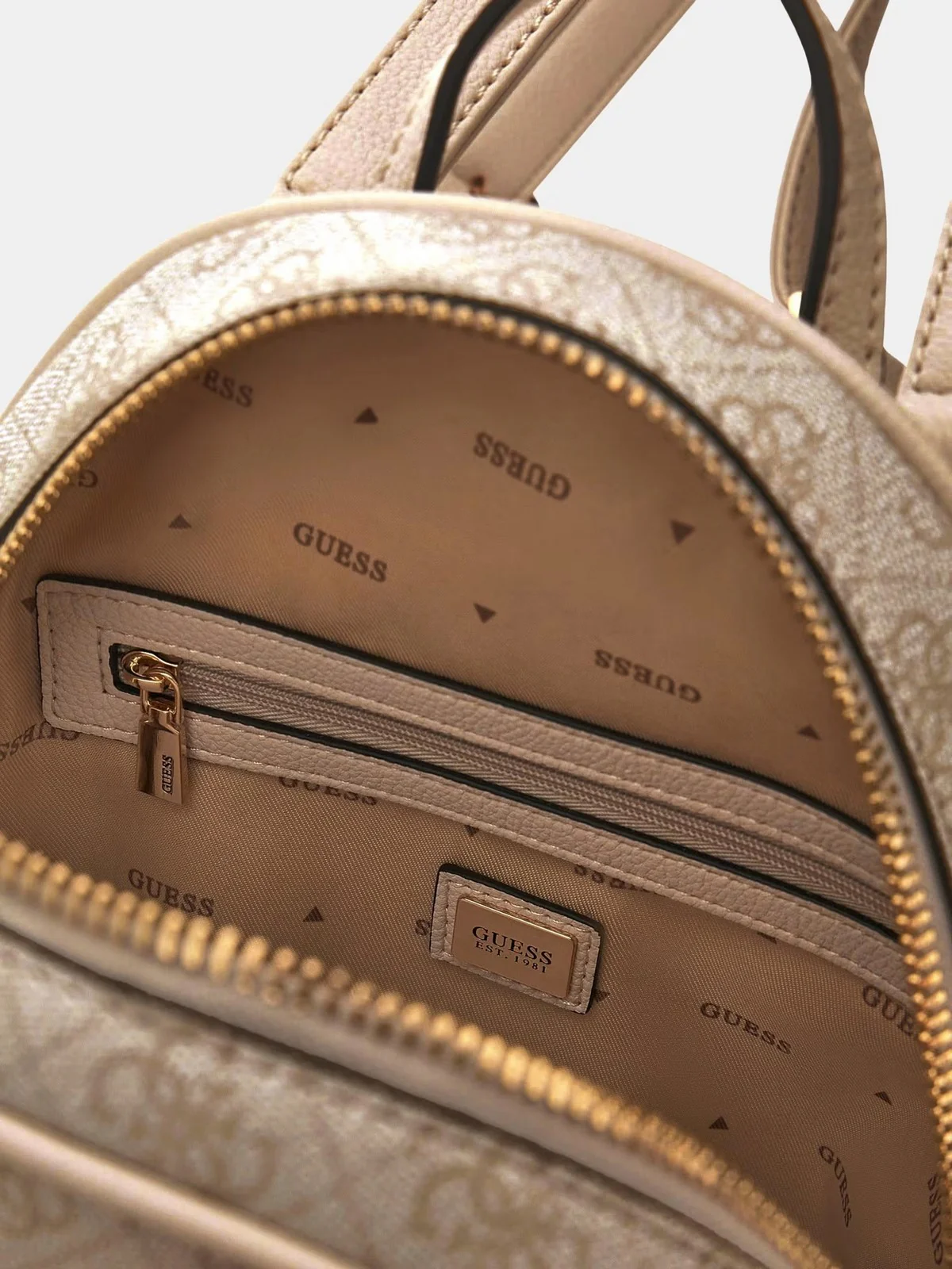GUESS Zaino Donna MANHATTAN II BACKPACK HWSG71 18320 LTL LATTE LOGO - Image 3