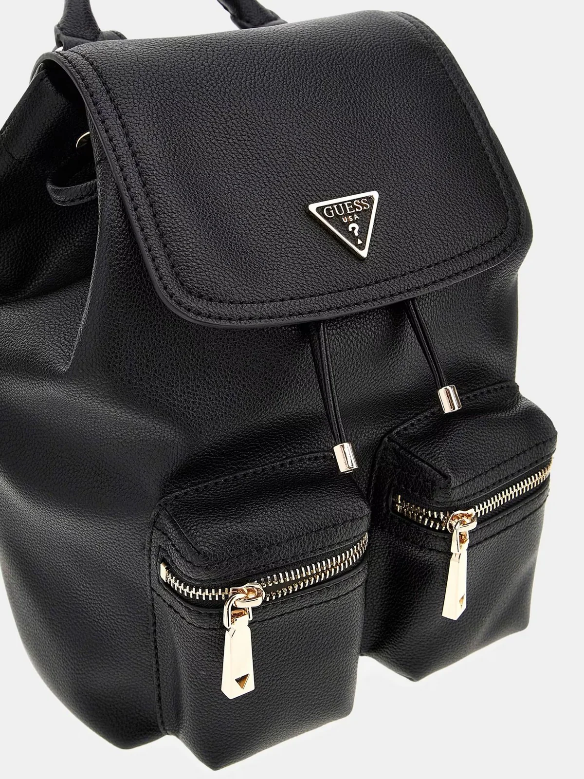 GUESS Zaino Donna MANHATTAN II FLAP BACKPACK HWBG71 18310 BLA BLACK - Image 6