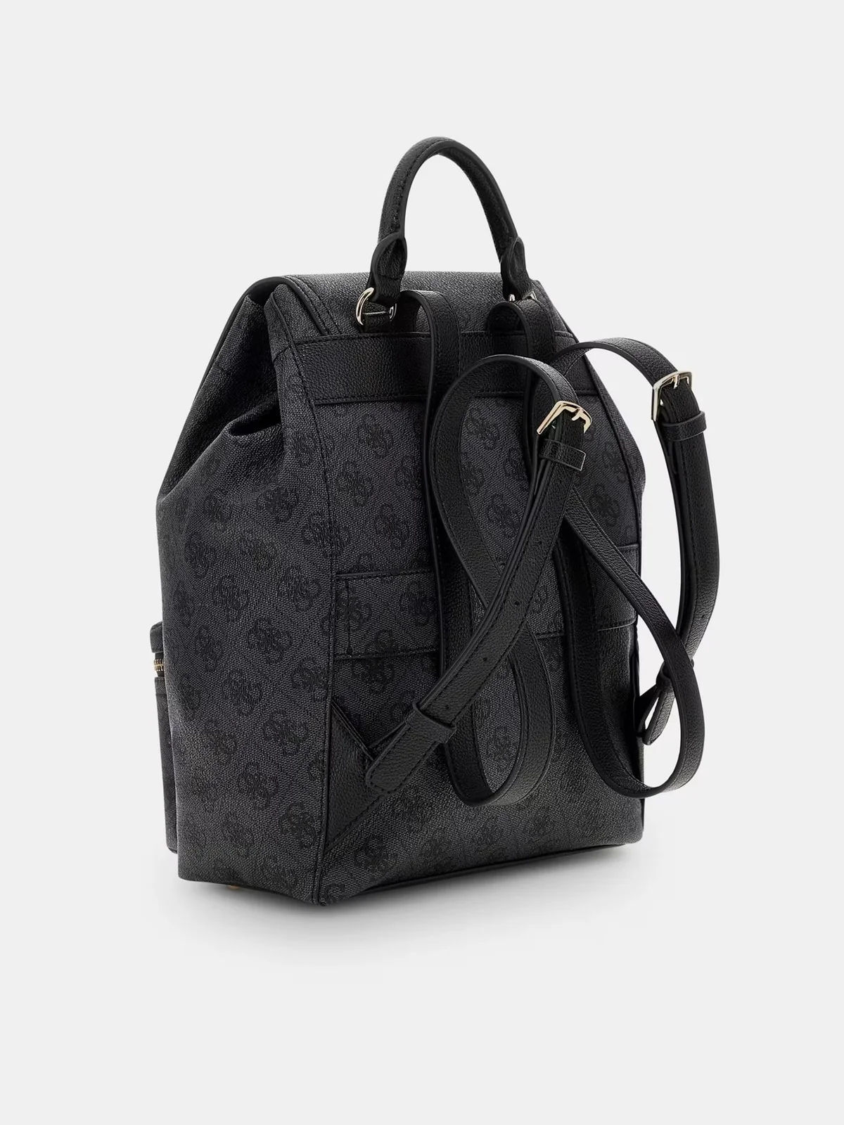 GUESS Zaino Donna MANHATTAN II FLAP BACKPACK HWSG71 18310 CLO COAL LOGO - Image 3