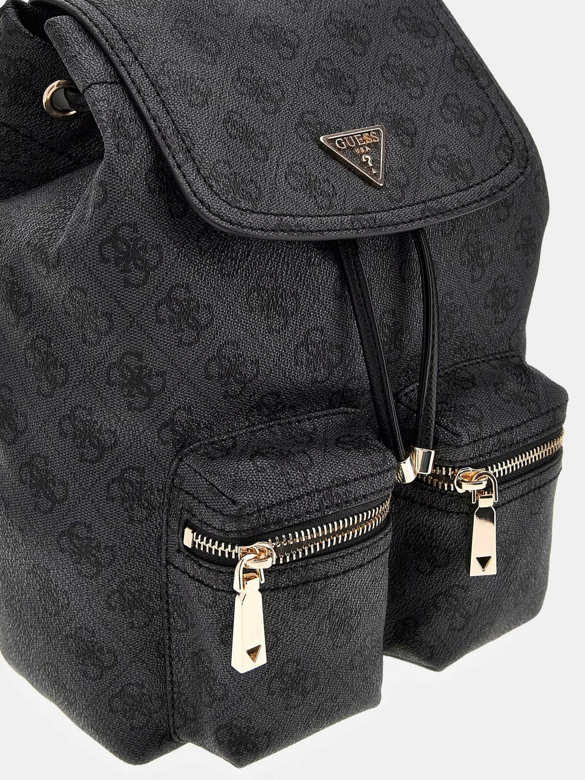 GUESS Zaino Donna MANHATTAN II FLAP BACKPACK HWSG71 18310 CLO COAL LOGO - Image 5