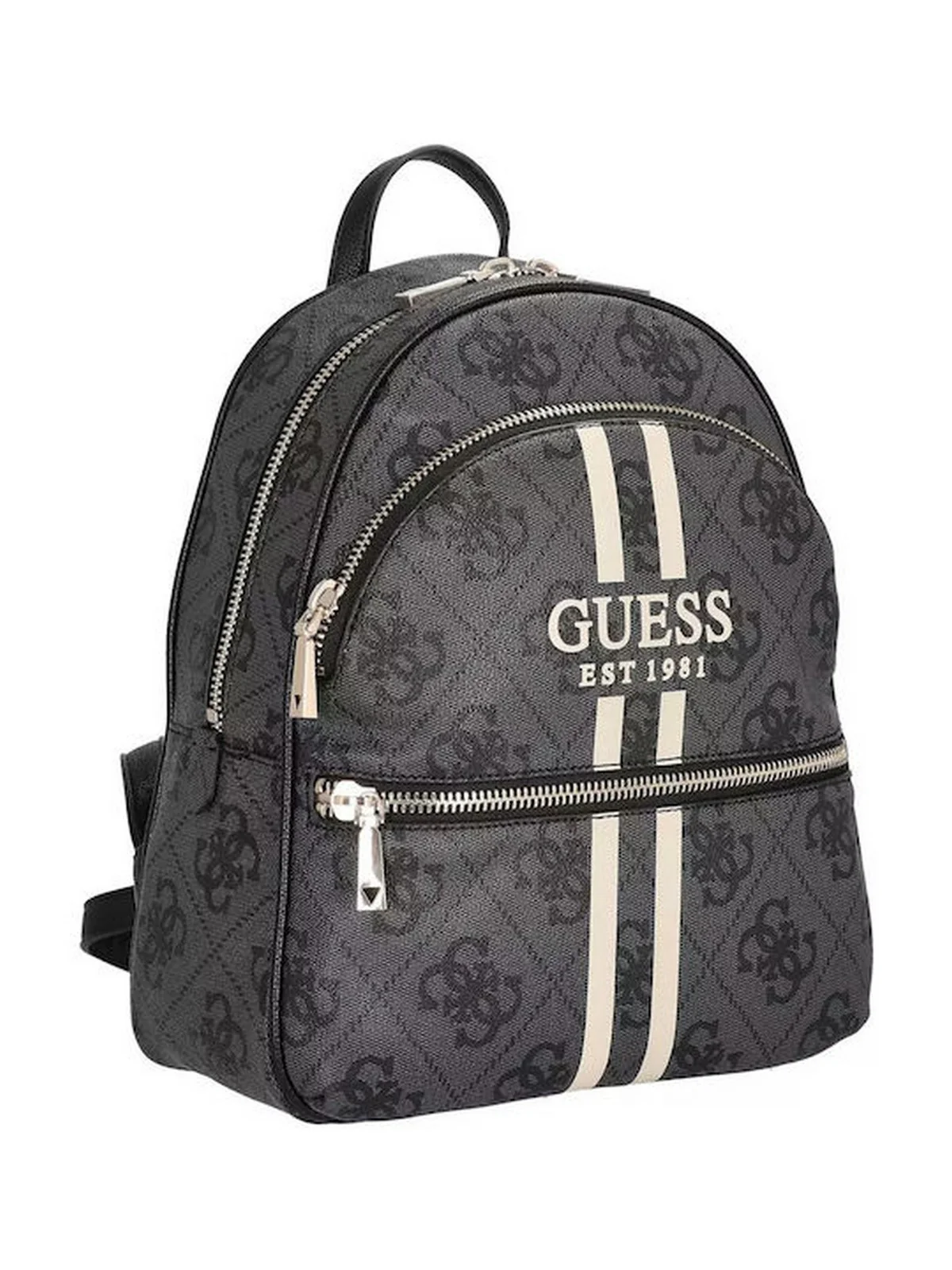 GUESS Zaino Donna MANHATTAN II LARGE BACKPACK HWOS71 18330 CLO COAL LOGO - Image 4
