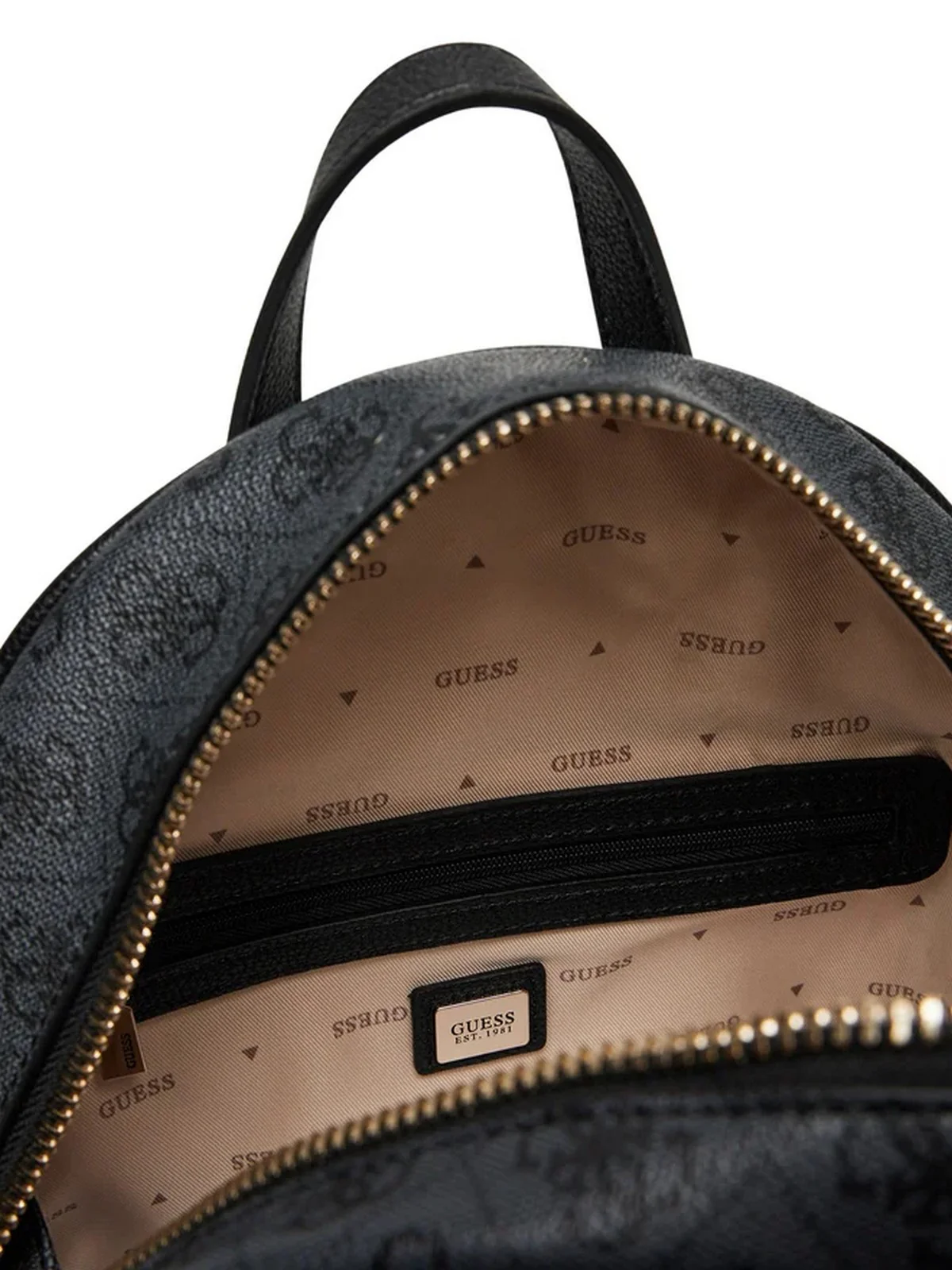GUESS Zaino Donna MANHATTAN II LARGE BACKPACK HWSG71 18330 CLO COAL LOGO - Image 6