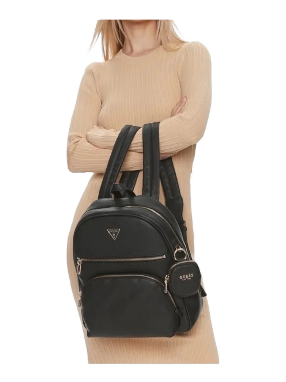 GUESS Zaino Donna Power Play Tech Tote HWBG90 06330 BLA BLACK - Image 4