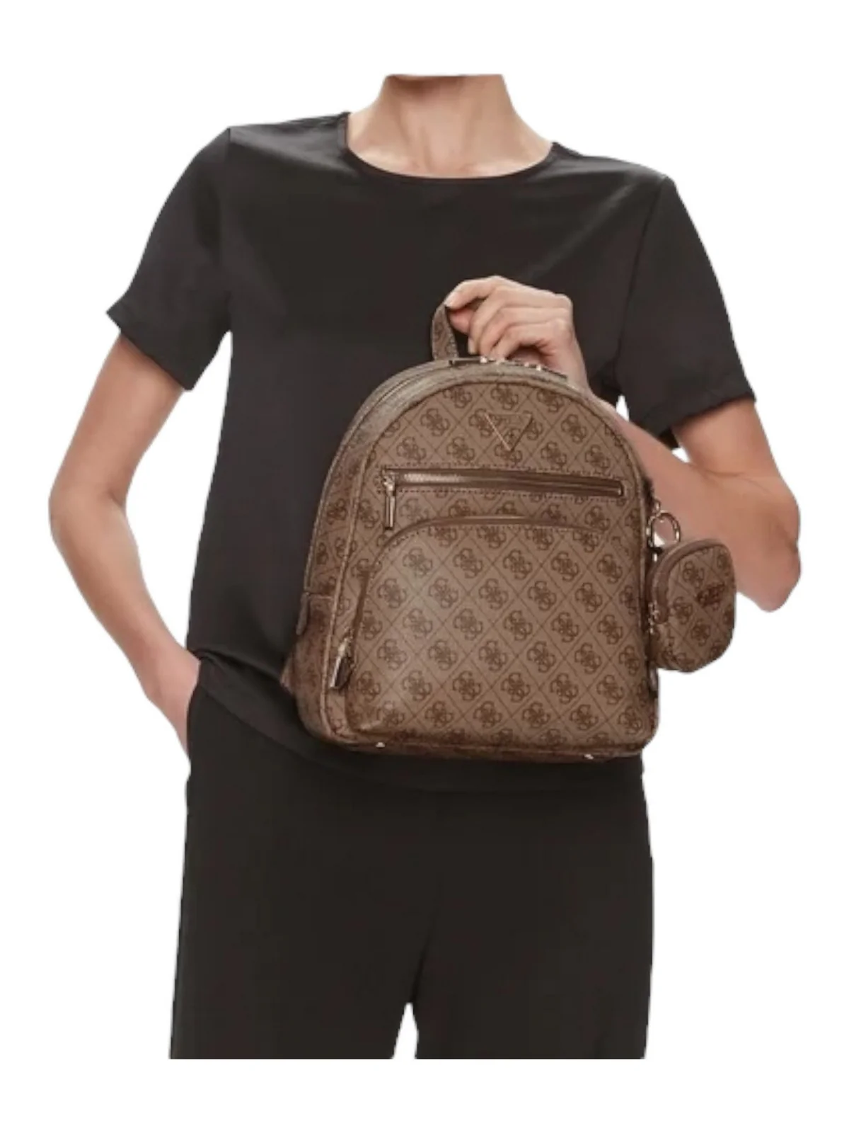 GUESS Zaino Donna Power Play Tech Tote HWSL90 06320 LTL Beige - Image 4