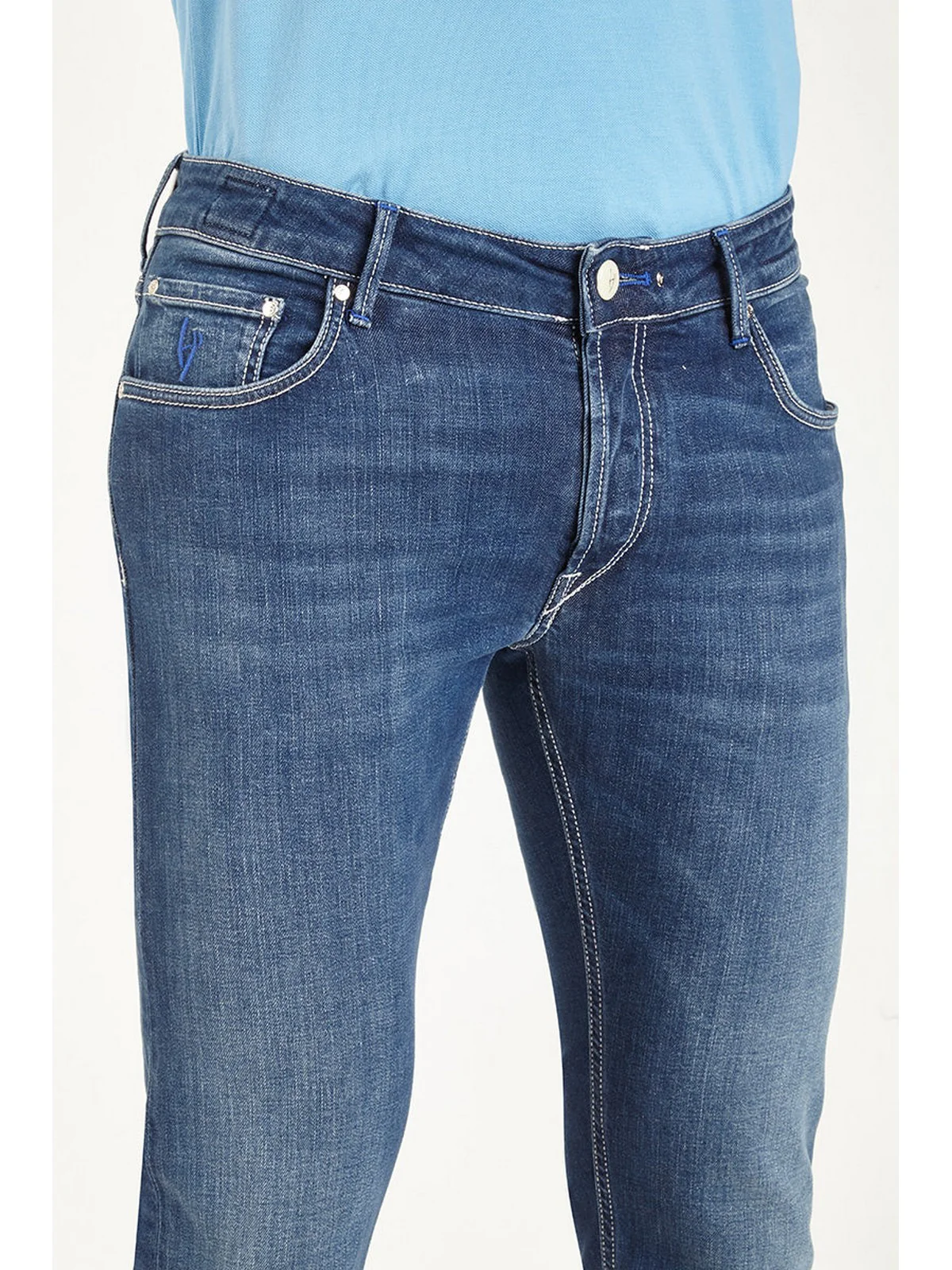 HANDPICKED Jeans Uomo  ORVIETO 03140W2 002 Blu - Image 4