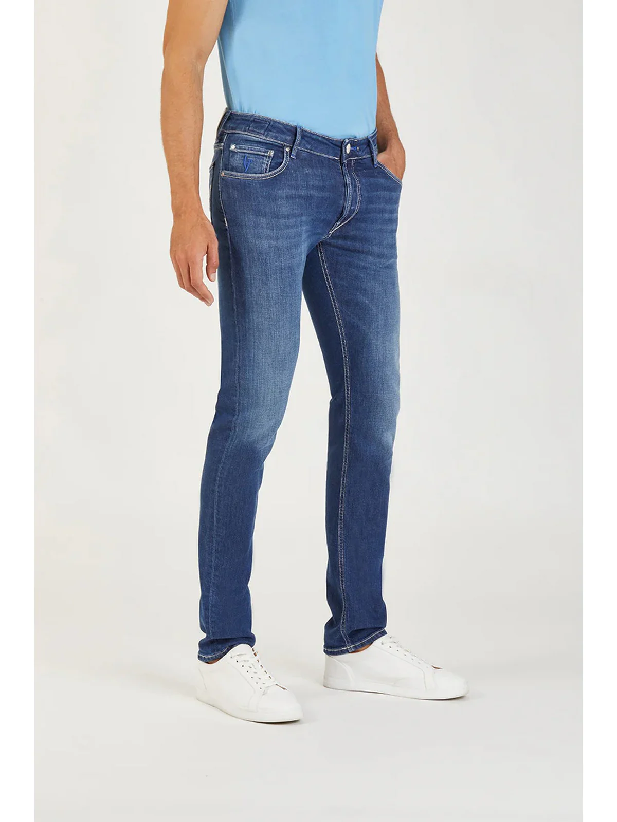 HANDPICKED Jeans Uomo  ORVIETO 03140W2 002 Blu - Image 6