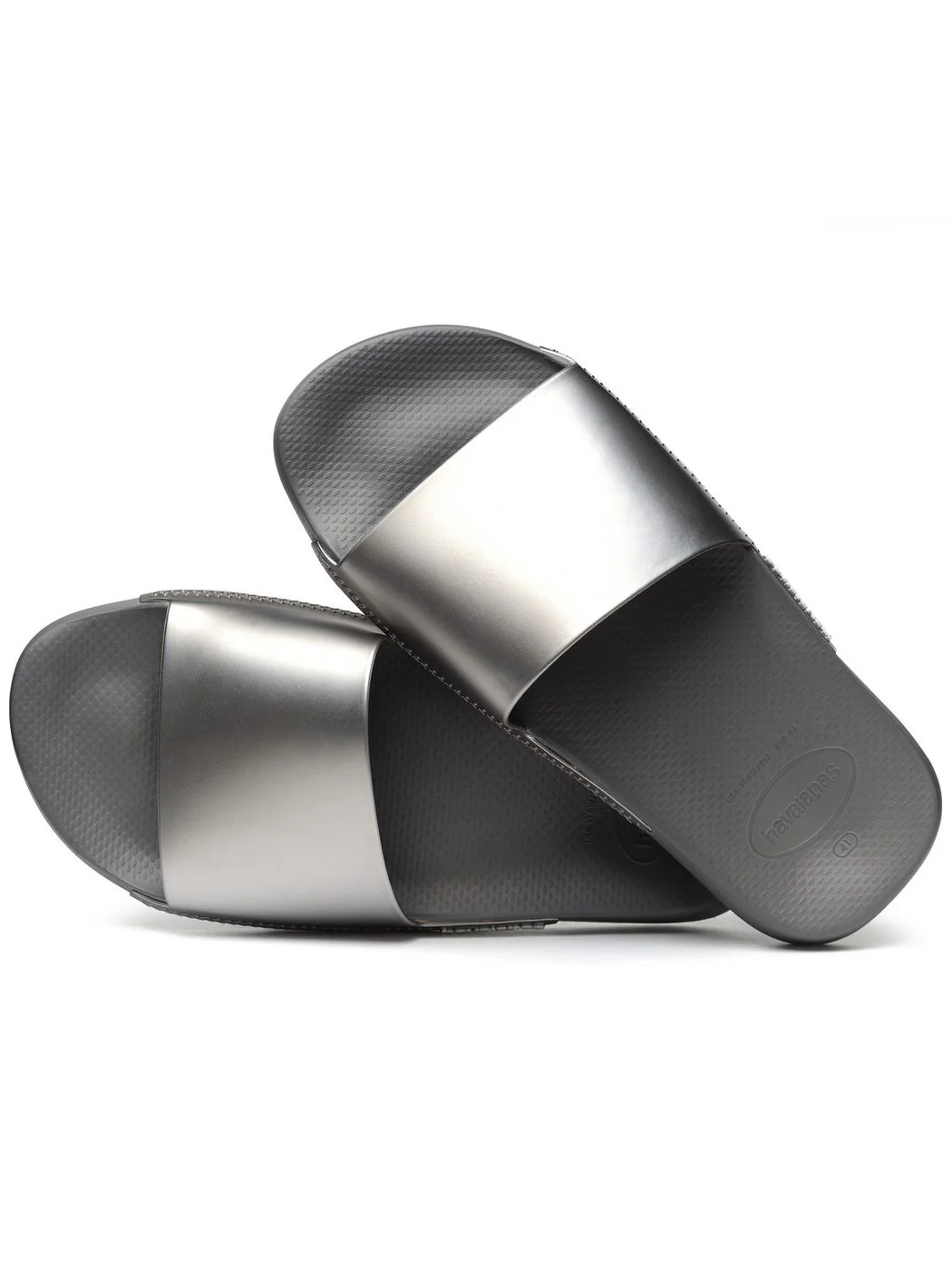 HAVAIANAS Ciabatta Donna Hav. Slide Classic Metallic 4147131.5178 Grigio - Image 4