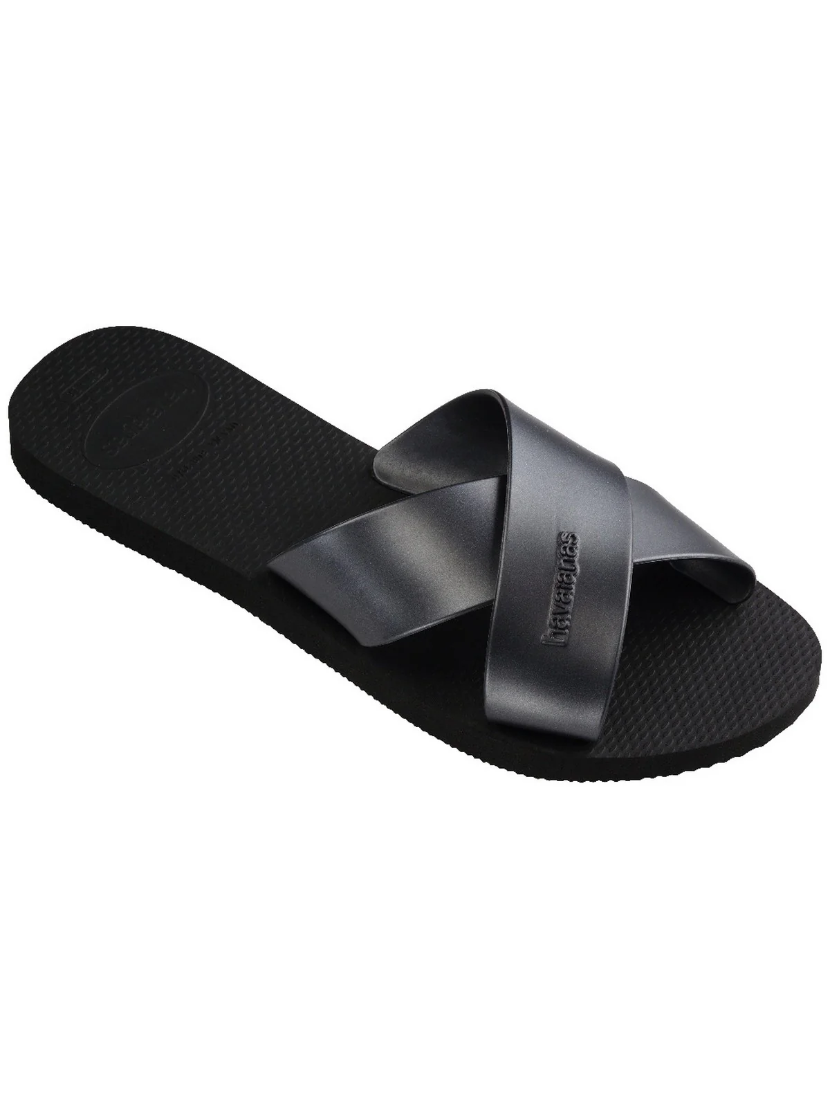 HAVAIANAS Ciabatta Donna Hav. Aqua metallic 4148866.0090 Nero - Image 4