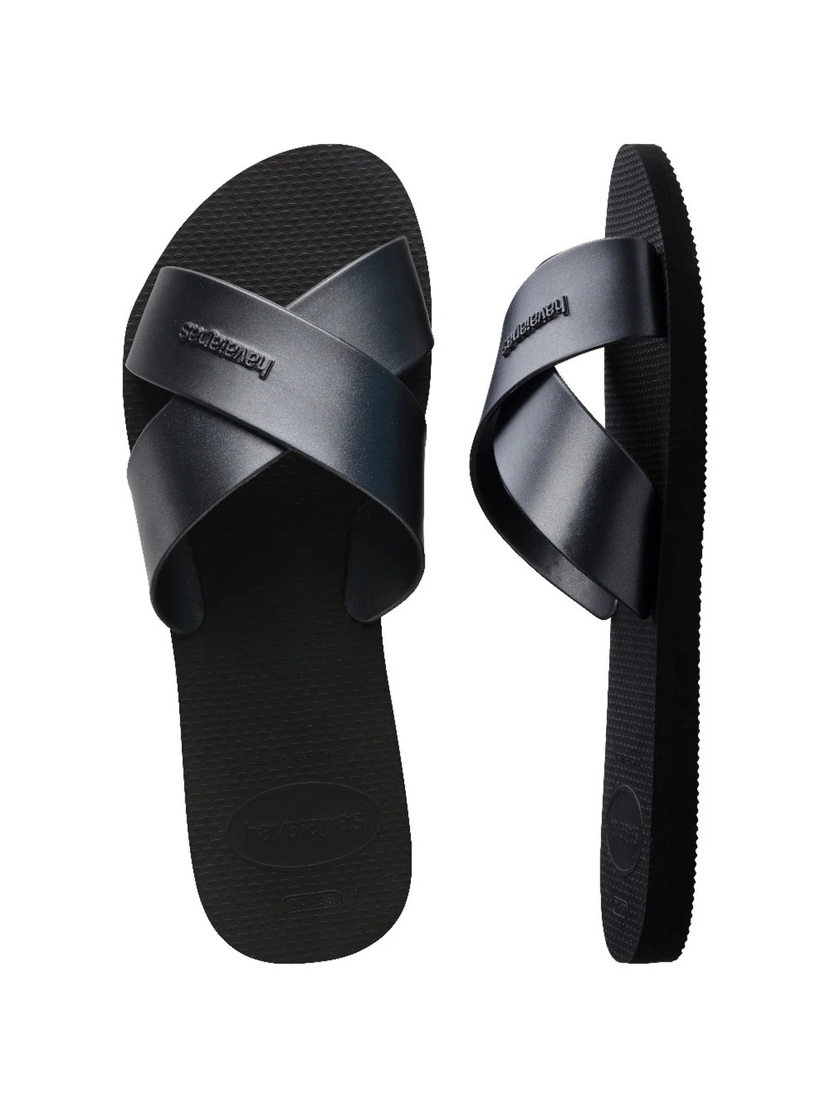 HAVAIANAS Ciabatta Donna Hav. Aqua metallic 4148866.0090 Nero - Image 5