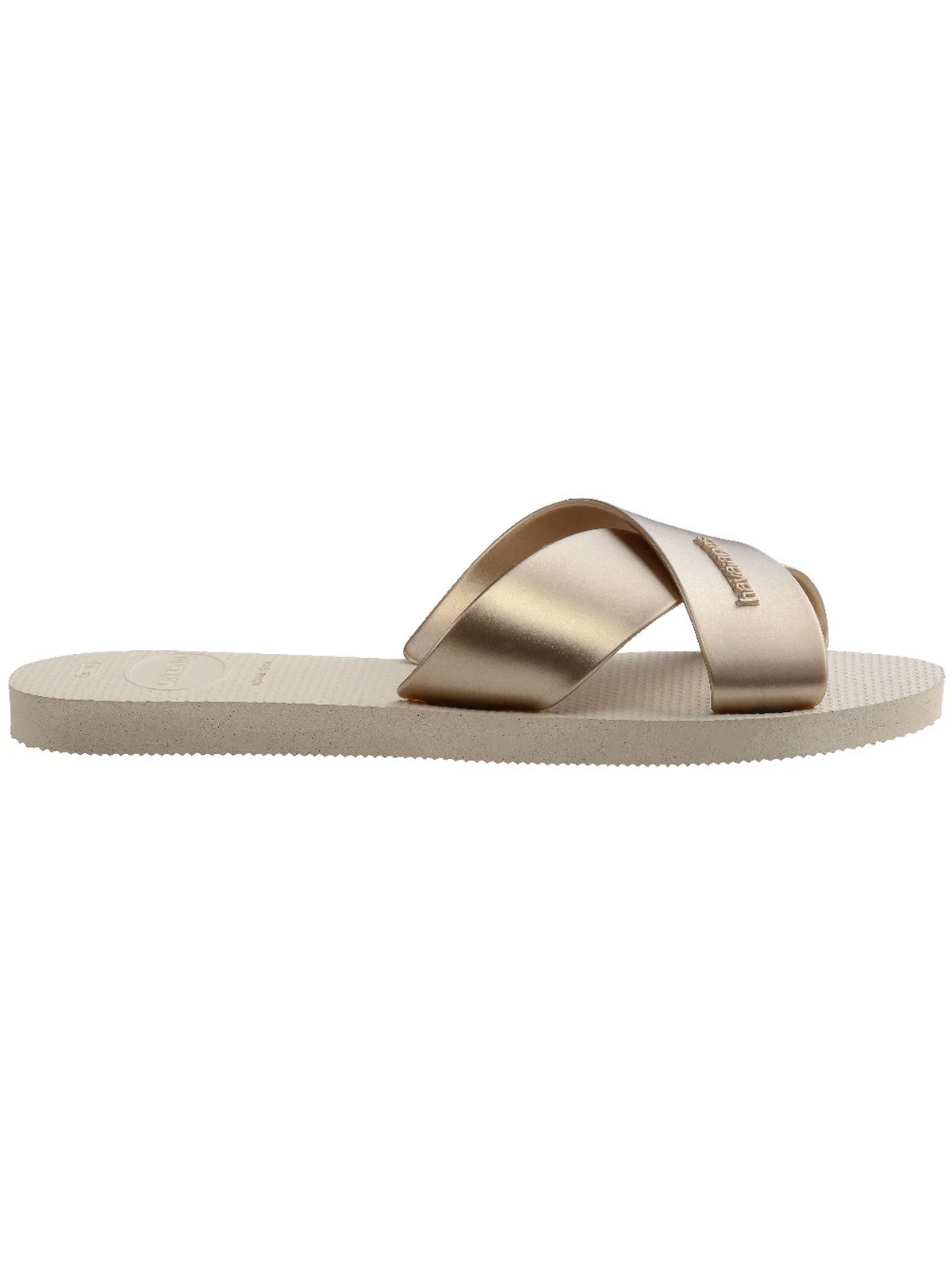 HAVAIANAS Ciabatta Donna Hav. Aqua metallic 4148866.0121 Beige - Image 4