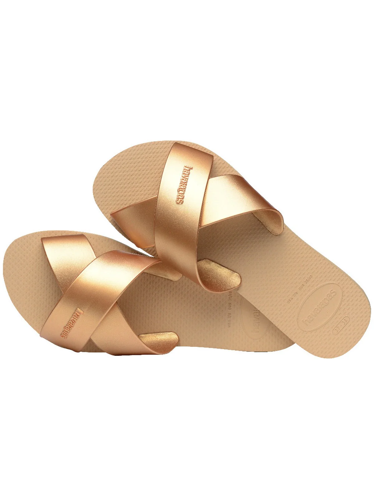 HAVAIANAS Ciabatta Donna Hav. Aqua metallic 4148866.0570 Oro - Image 2