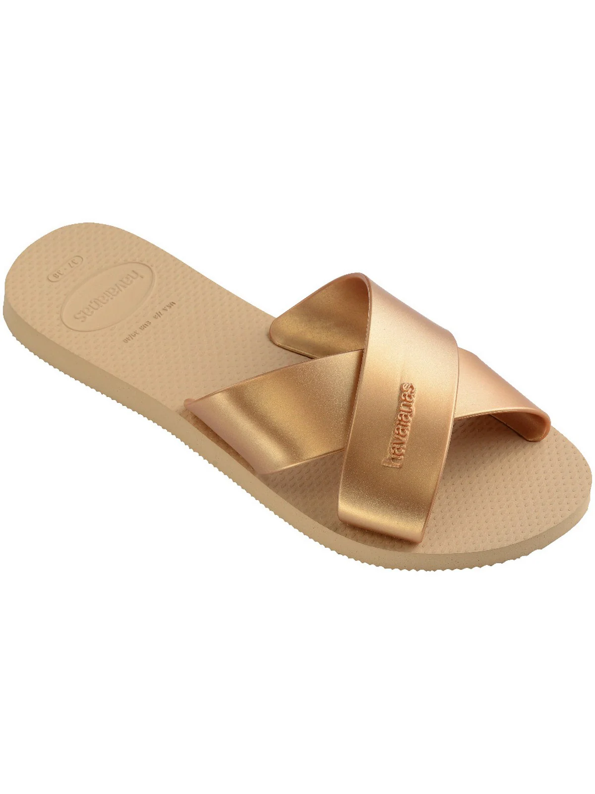 HAVAIANAS Ciabatta Donna Hav. Aqua metallic 4148866.0570 Oro - Image 4