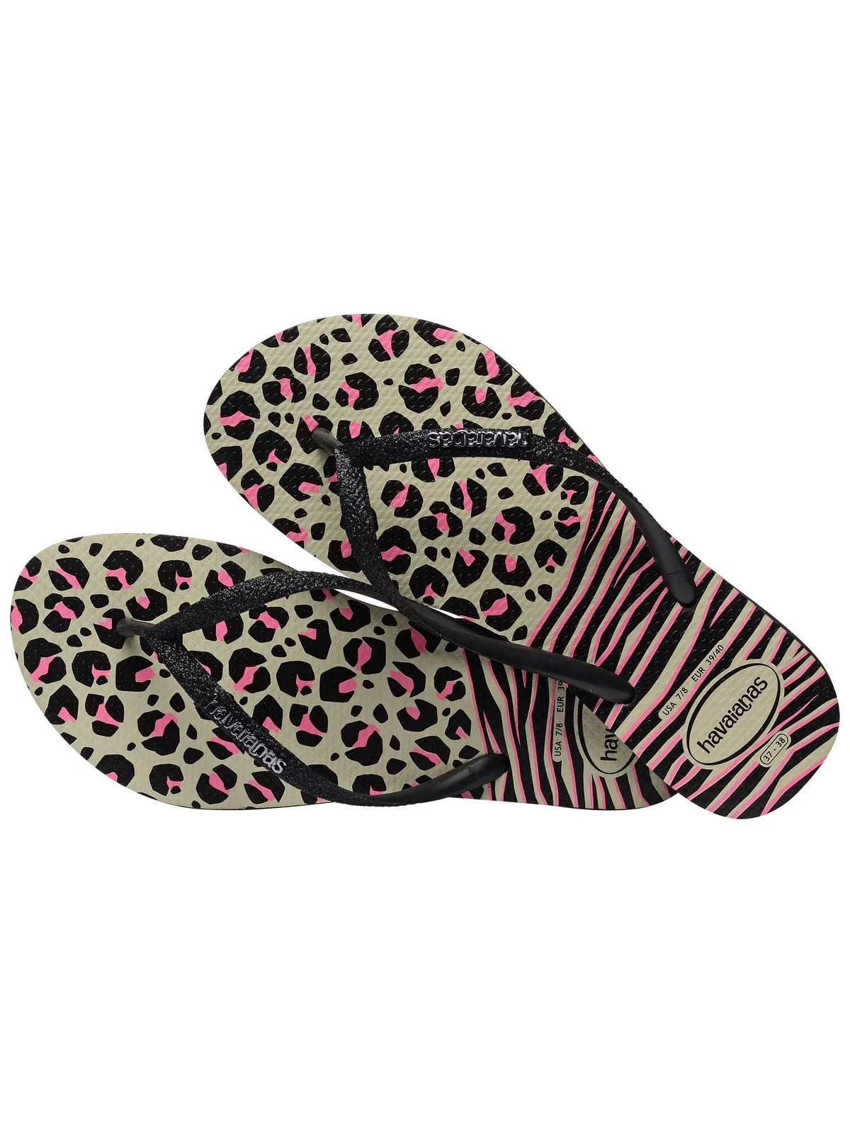 HAVAIANAS Ciabatta Donna Hav. Slim Animals Mix 4147964.0006 Nero - Image 5