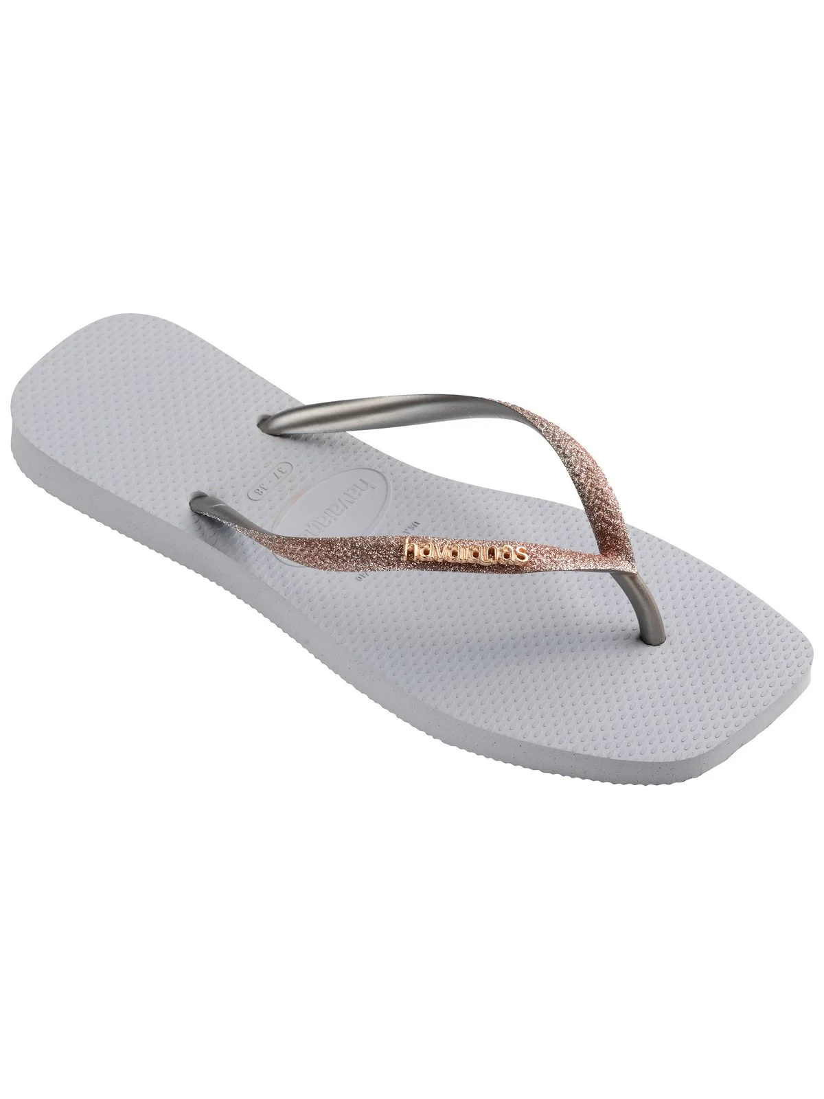 HAVAIANAS Ciabatta Donna Hav. Square glitter 4148102.3498 Grigio - Image 2
