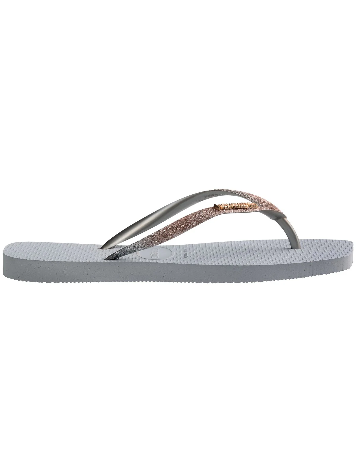 HAVAIANAS Ciabatta Donna Hav. Square glitter 4148102.3498 Grigio - Image 3