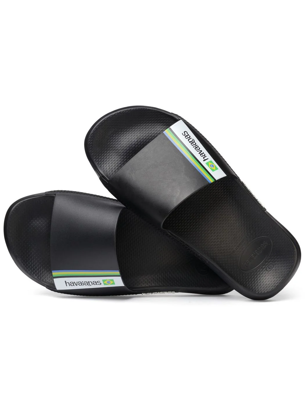 HAVAIANAS Ciabatta Unisex adulto Hav. Slide Brasil 4147319.0090 Nero - Image 4