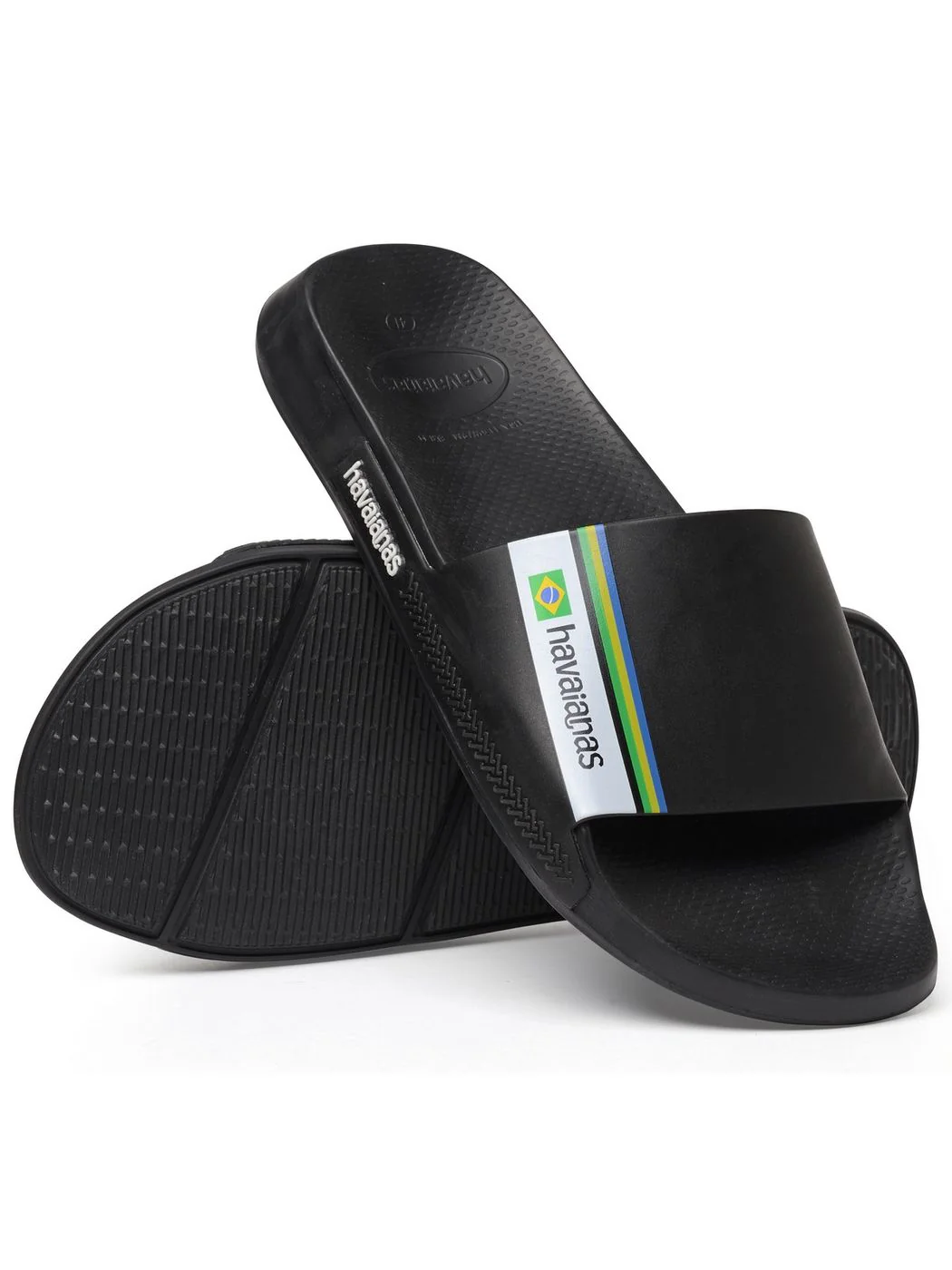 HAVAIANAS Ciabatta Unisex adulto Hav. Slide Brasil 4147319.0090 Nero - Image 5