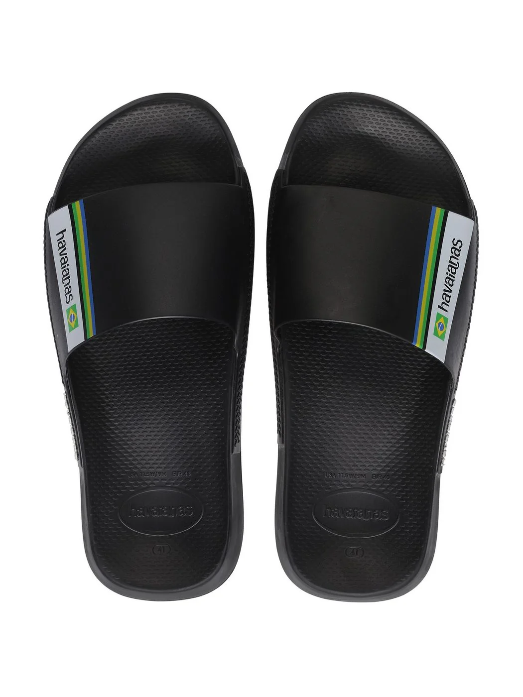 HAVAIANAS Ciabatta Unisex adulto Hav. Slide Brasil 4147319.0090 Nero - Image 7