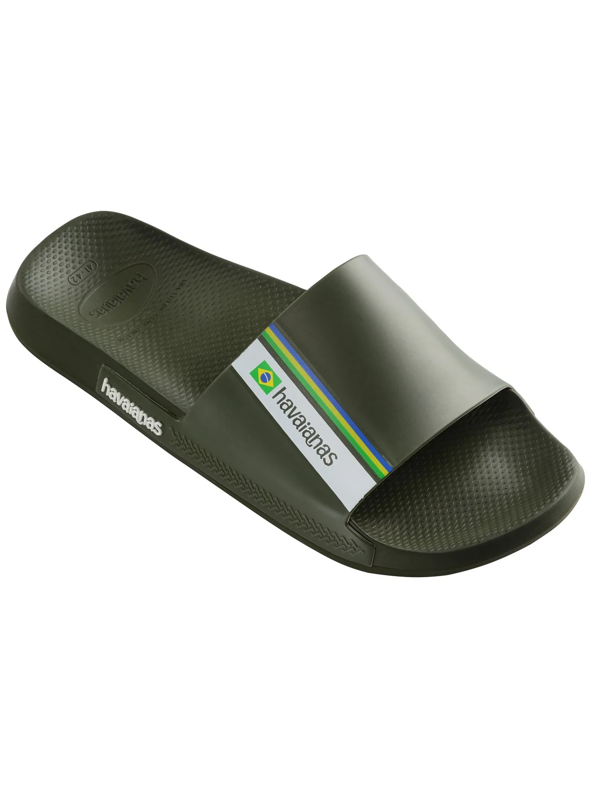 HAVAIANAS Ciabatta Unisex adulto Hav. Slide Brasil 4147319.0869 Verde - Image 2