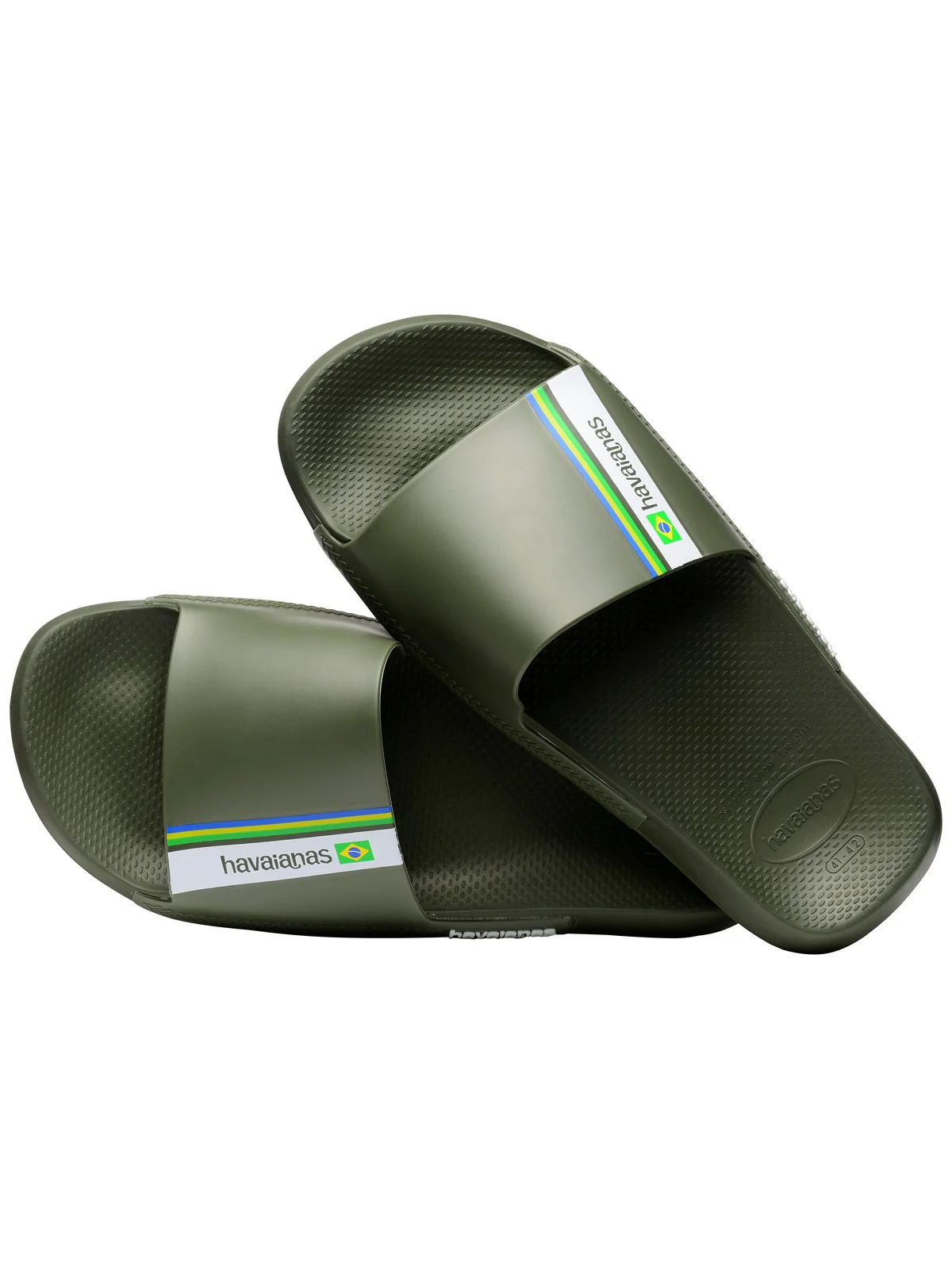 HAVAIANAS Ciabatta Unisex adulto Hav. Slide Brasil 4147319.0869 Verde - Image 3