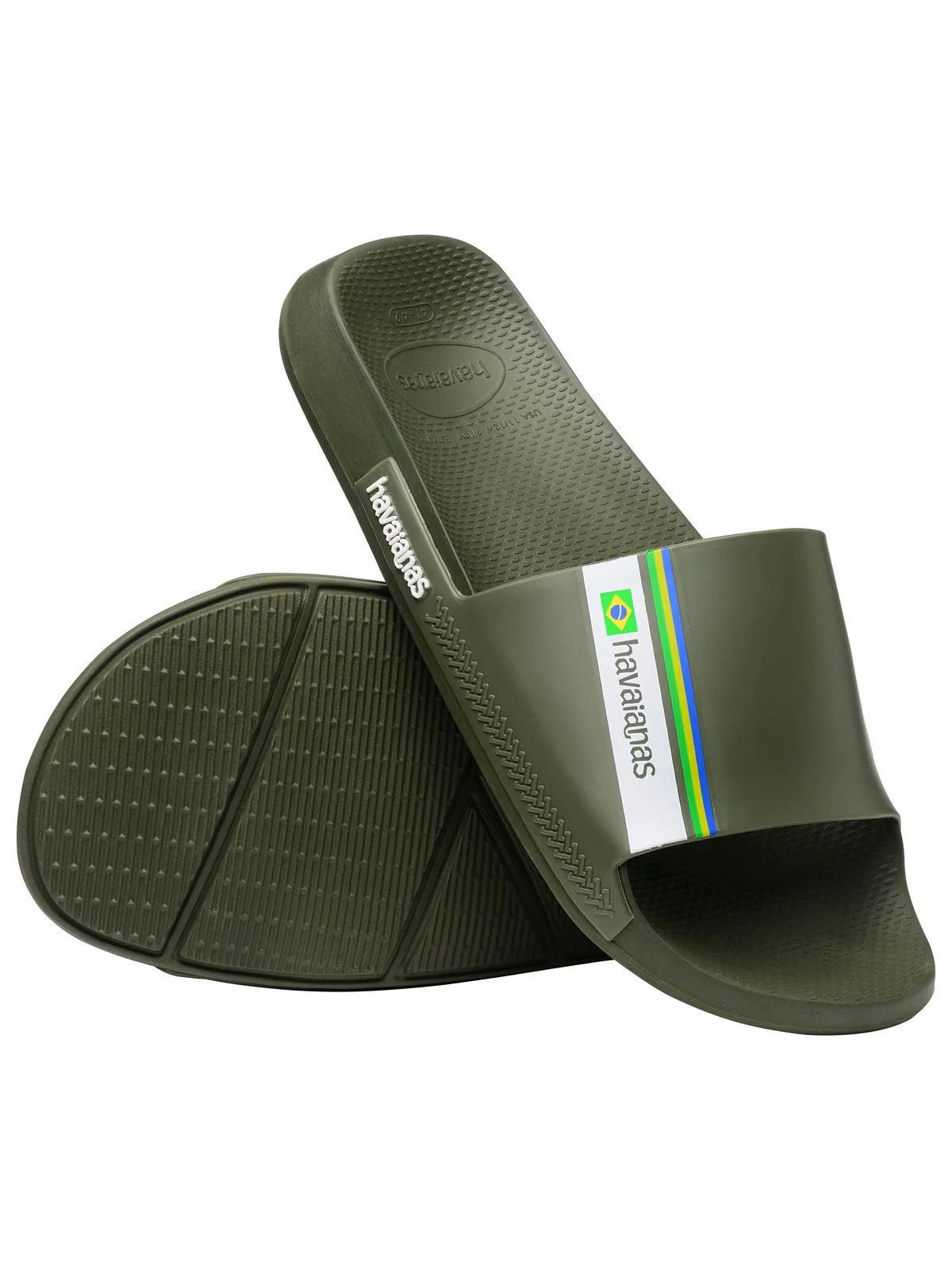 HAVAIANAS Ciabatta Unisex adulto Hav. Slide Brasil 4147319.0869 Verde - Image 4