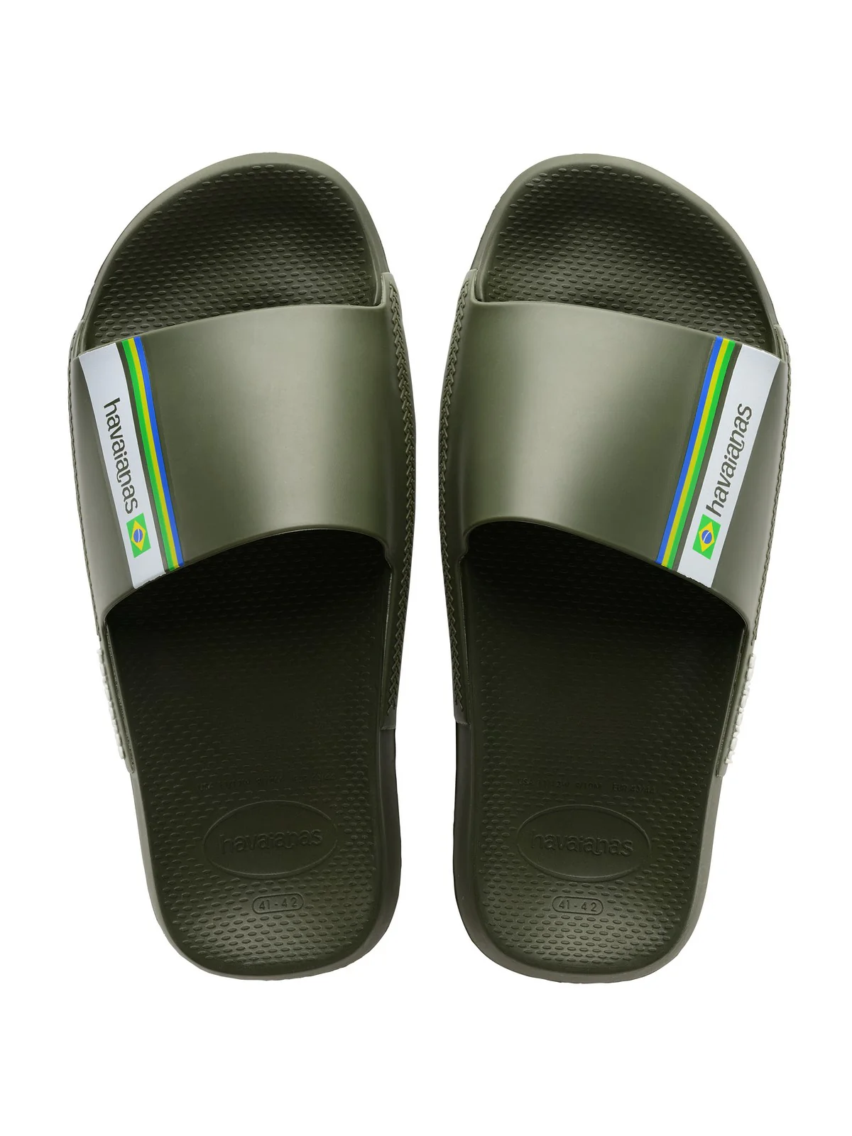 HAVAIANAS Ciabatta Unisex adulto Hav. Slide Brasil 4147319.0869 Verde - Image 5