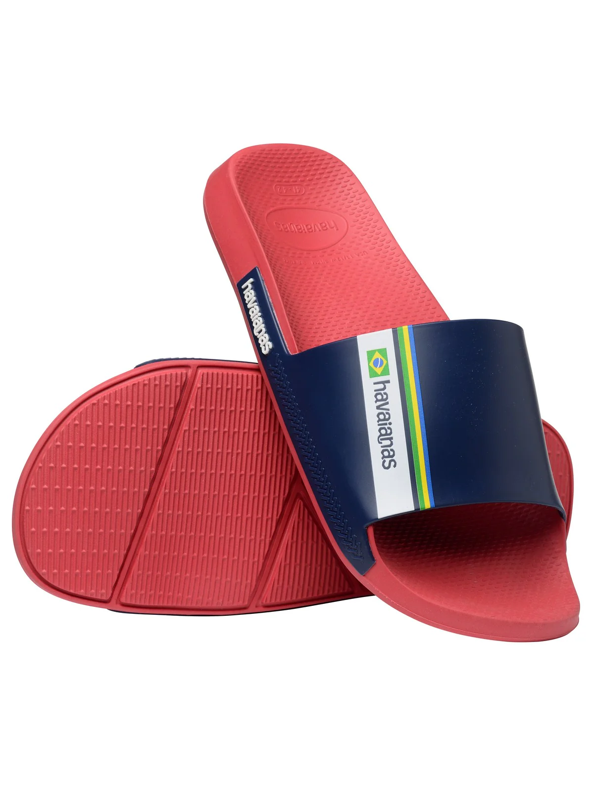HAVAIANAS Ciabatta Unisex adulto Hav. Slide Brasil 4147319.1440 Rosso - Image 5