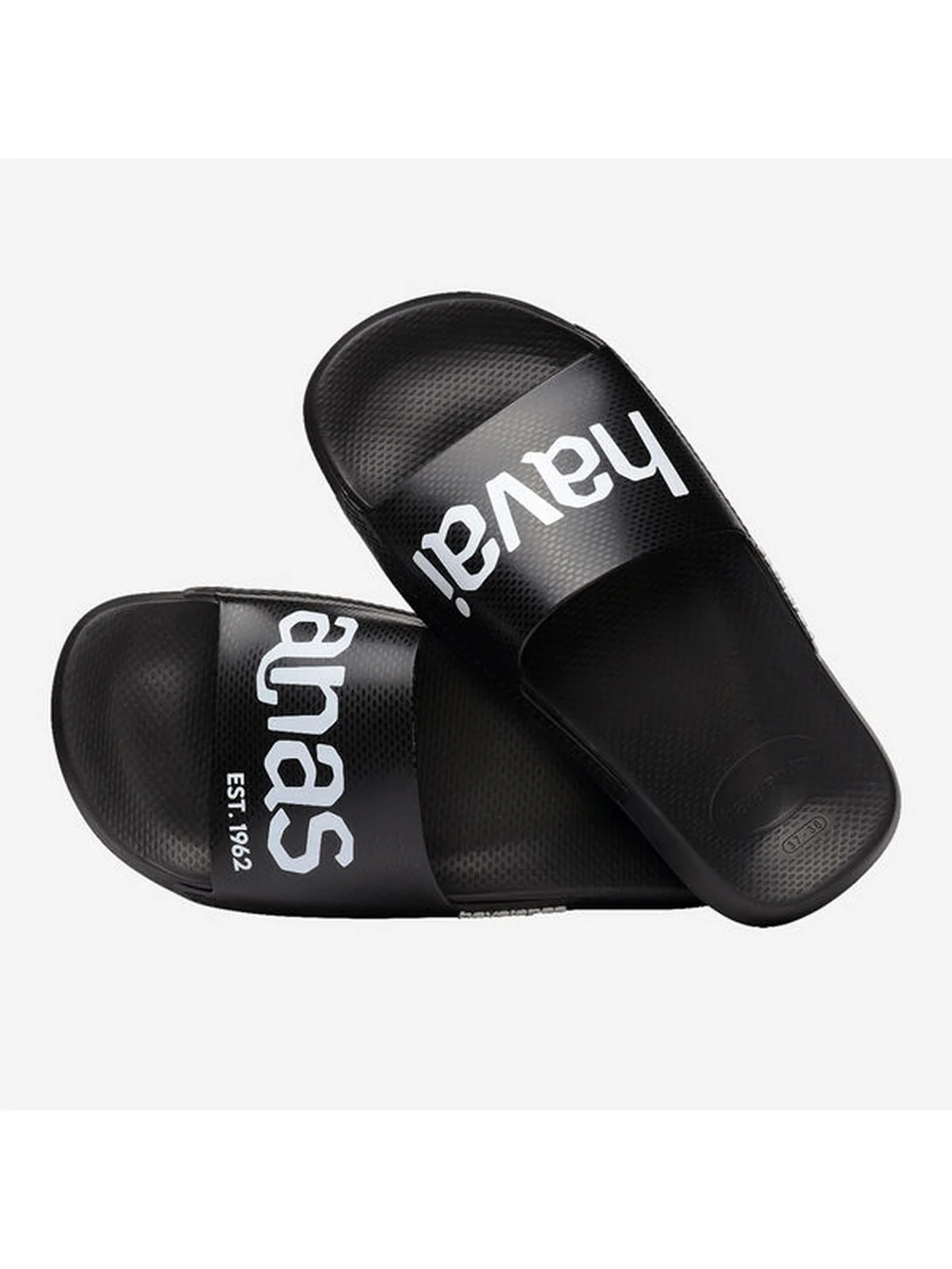 HAVAIANAS Ciabatta Unisex adulto Hav. Slide Classic Logomania 4148124.1069 Nero - Image 2