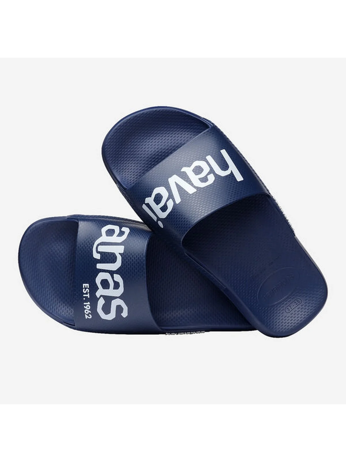 HAVAIANAS Ciabatta Unisex adulto Hav. Slide Classic Logomania 4148124.4368 Blu - Image 2