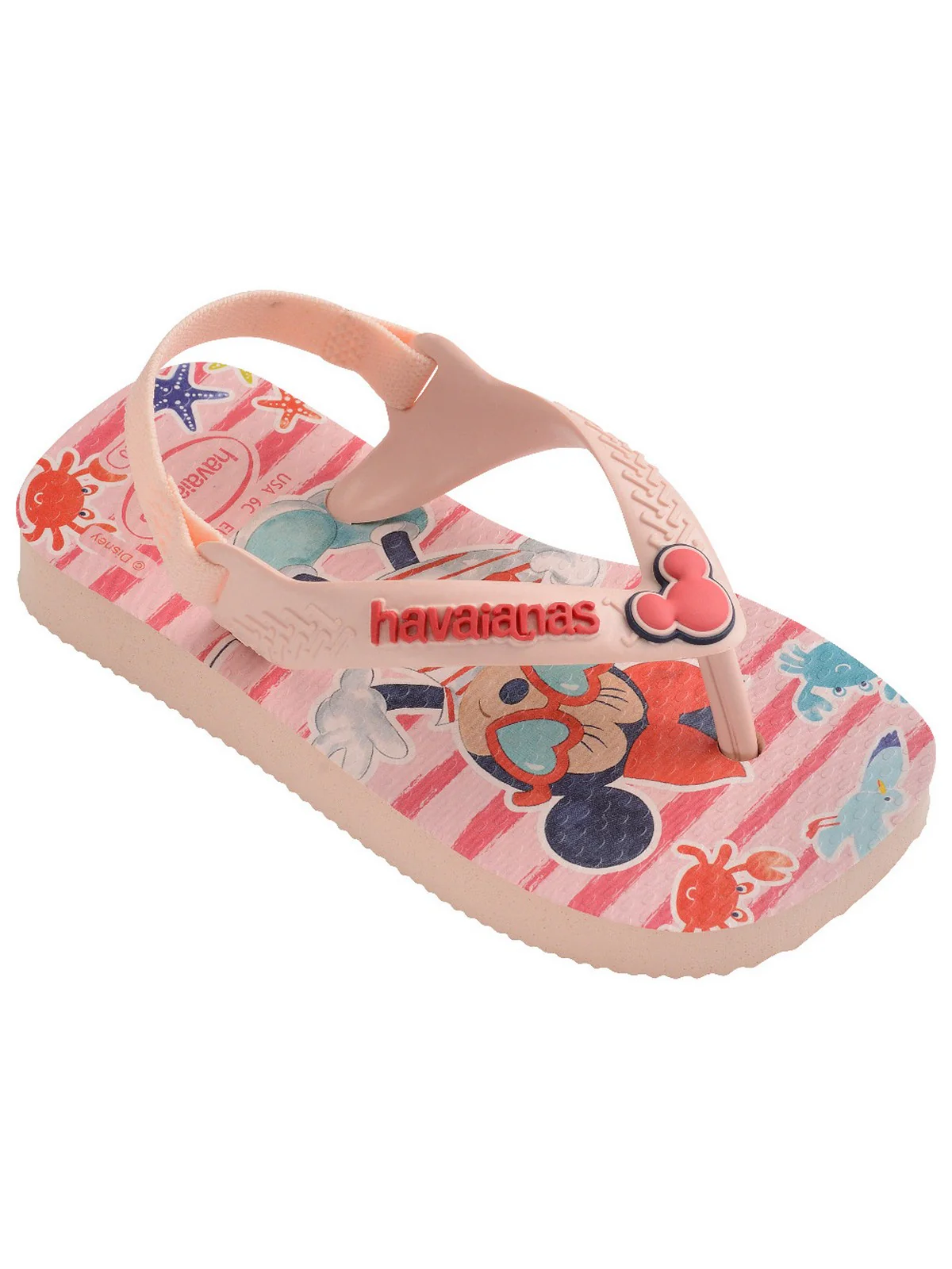 HAVAIANAS Infradito Bambine e ragazze Hav. Baby disney classic II 4137007.9994 PINK/RED - Image 3