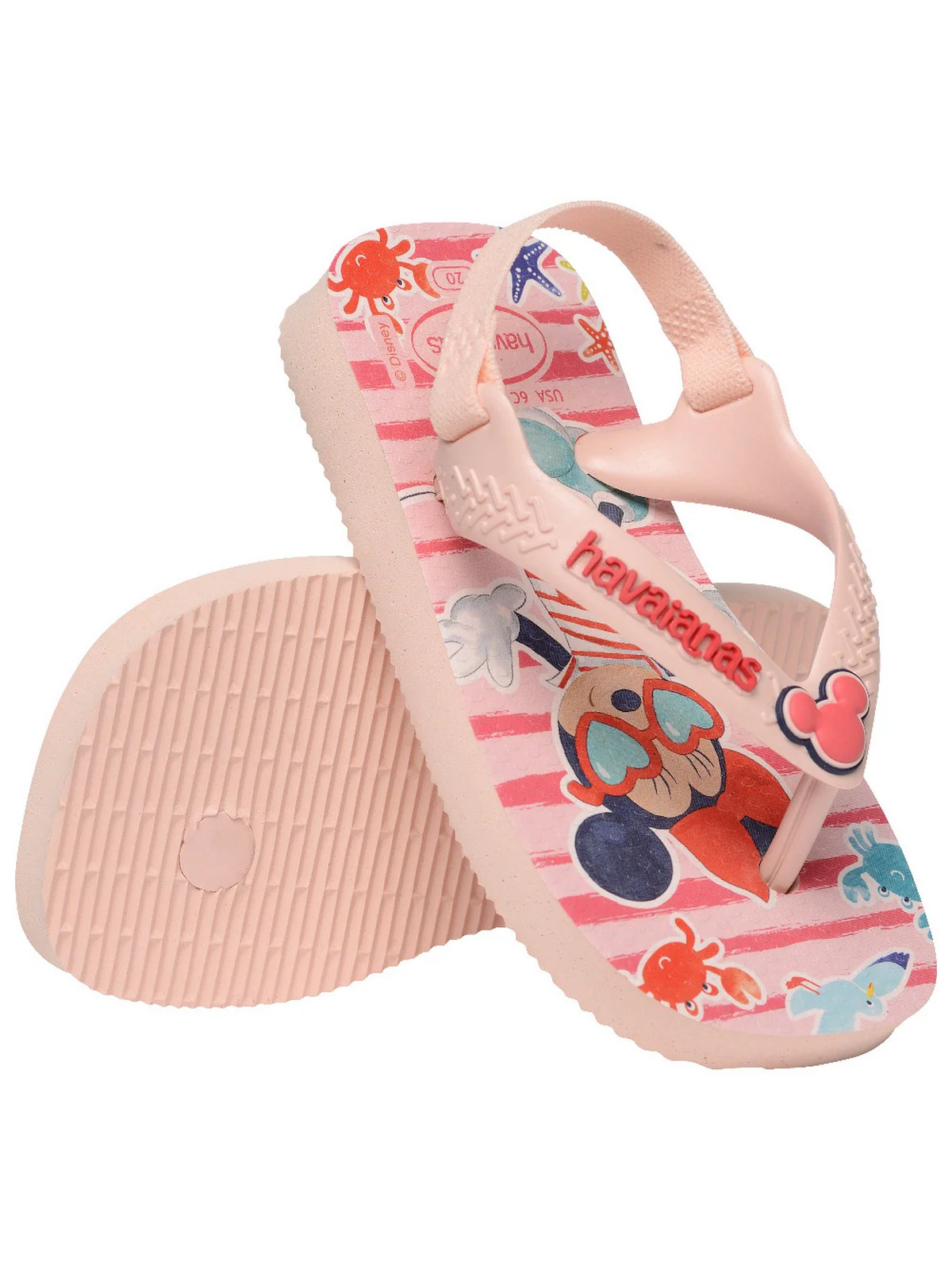 HAVAIANAS Infradito Bambine e ragazze Hav. Baby disney classic II 4137007.9994 PINK/RED - Image 5