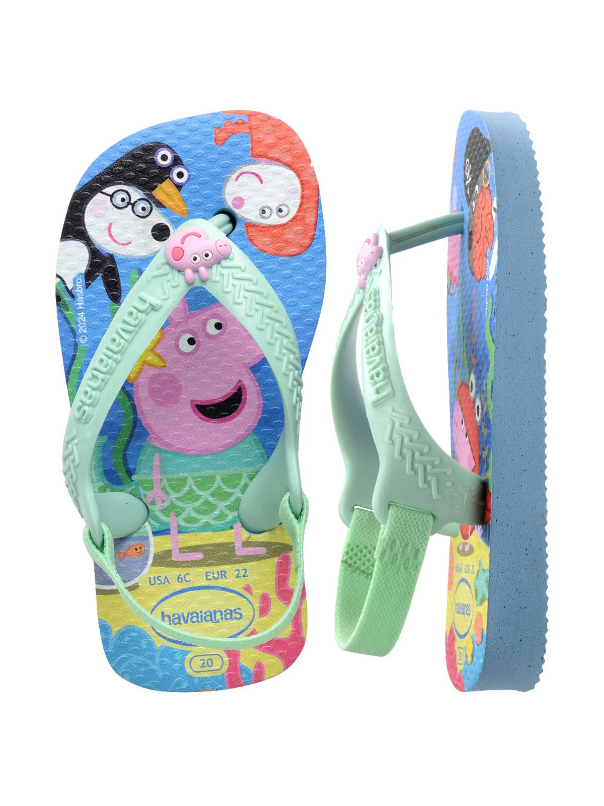 HAVAIANAS Infradito Bambine e ragazze Hav. baby peppa pig 4145980.1056 Blu - Image 2