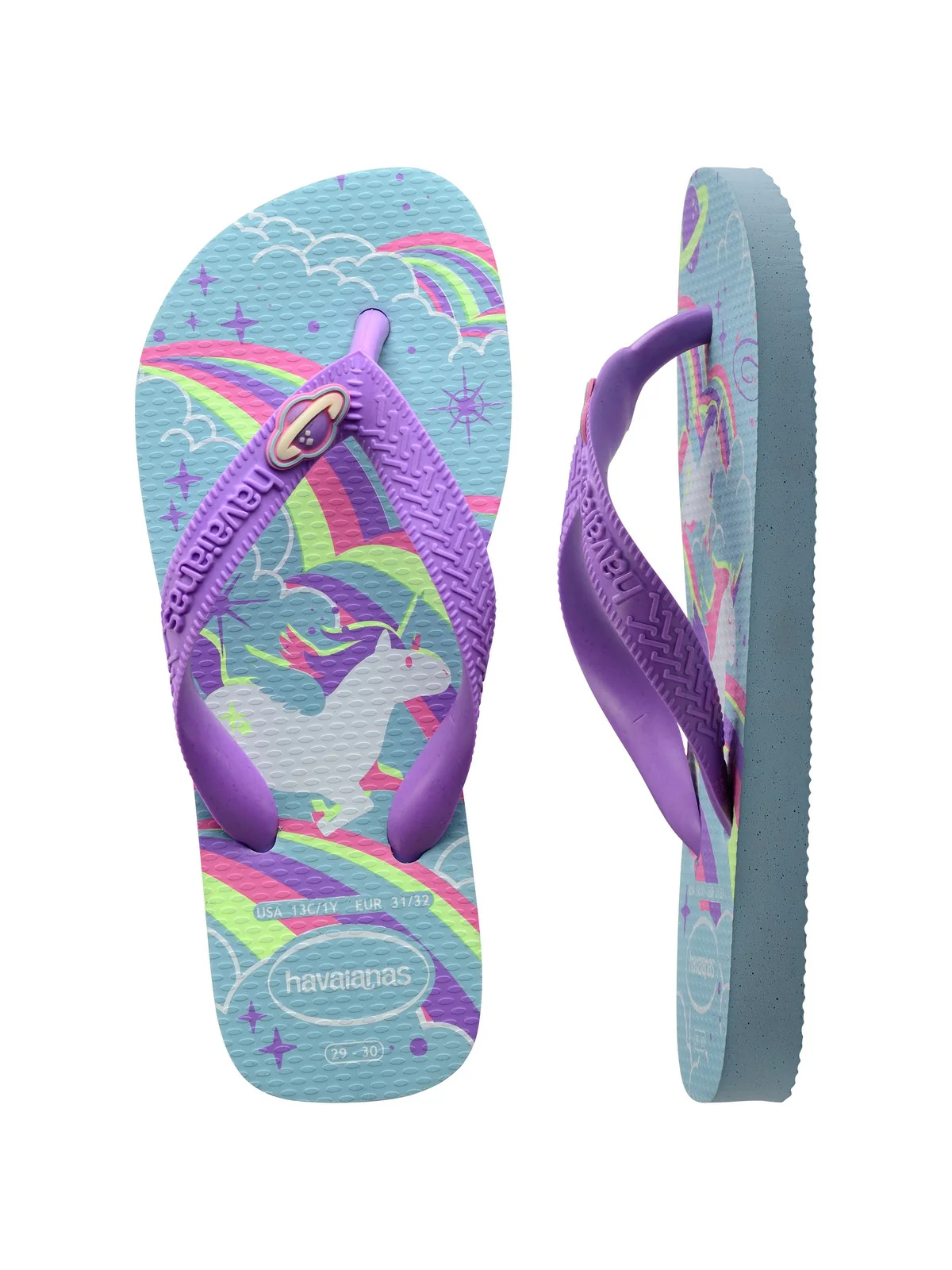 HAVAIANAS Infradito Bambine e ragazze Hav. Kids Fantasy 4103405.2404 Blu - Image 4