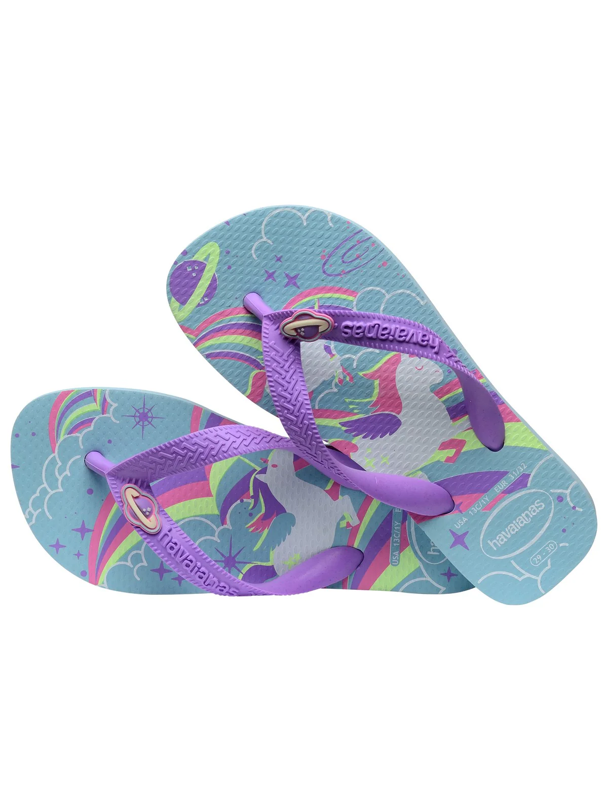 HAVAIANAS Infradito Bambine e ragazze Hav. Kids Fantasy 4103405.2404 Blu - Image 6