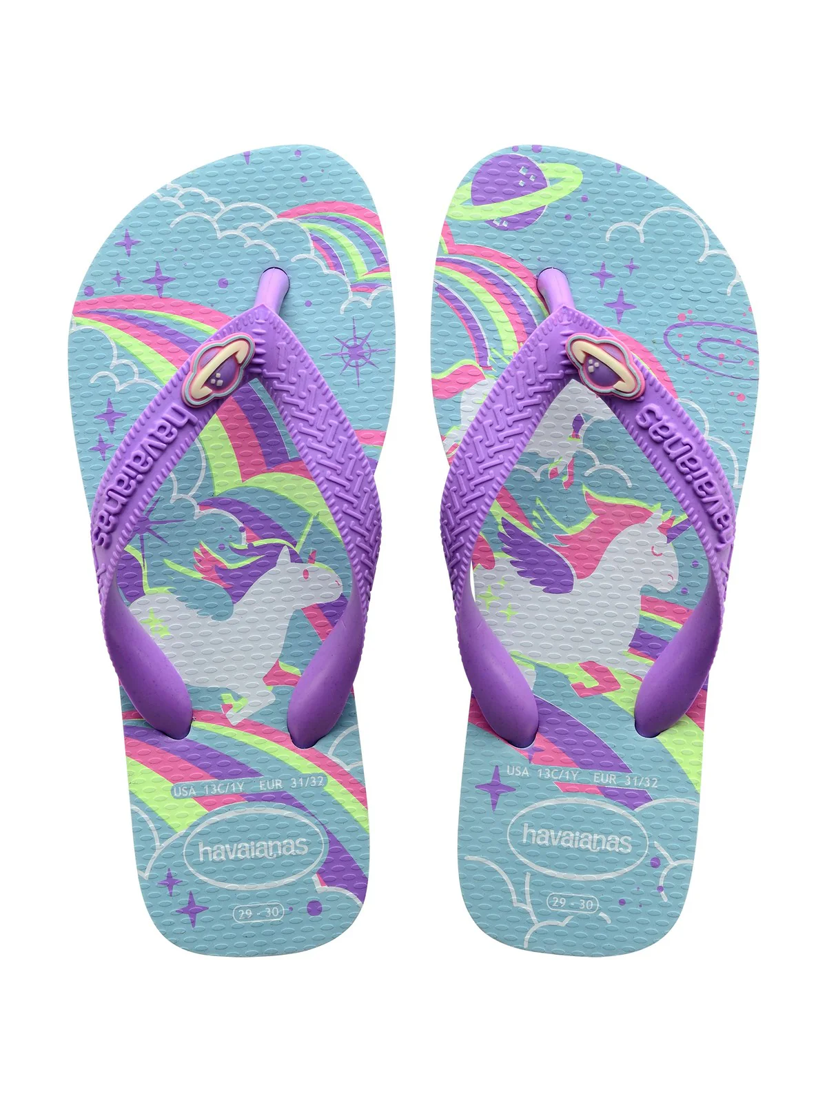 HAVAIANAS Infradito Bambine e ragazze Hav. Kids Fantasy 4103405.2404 Blu - Image 7