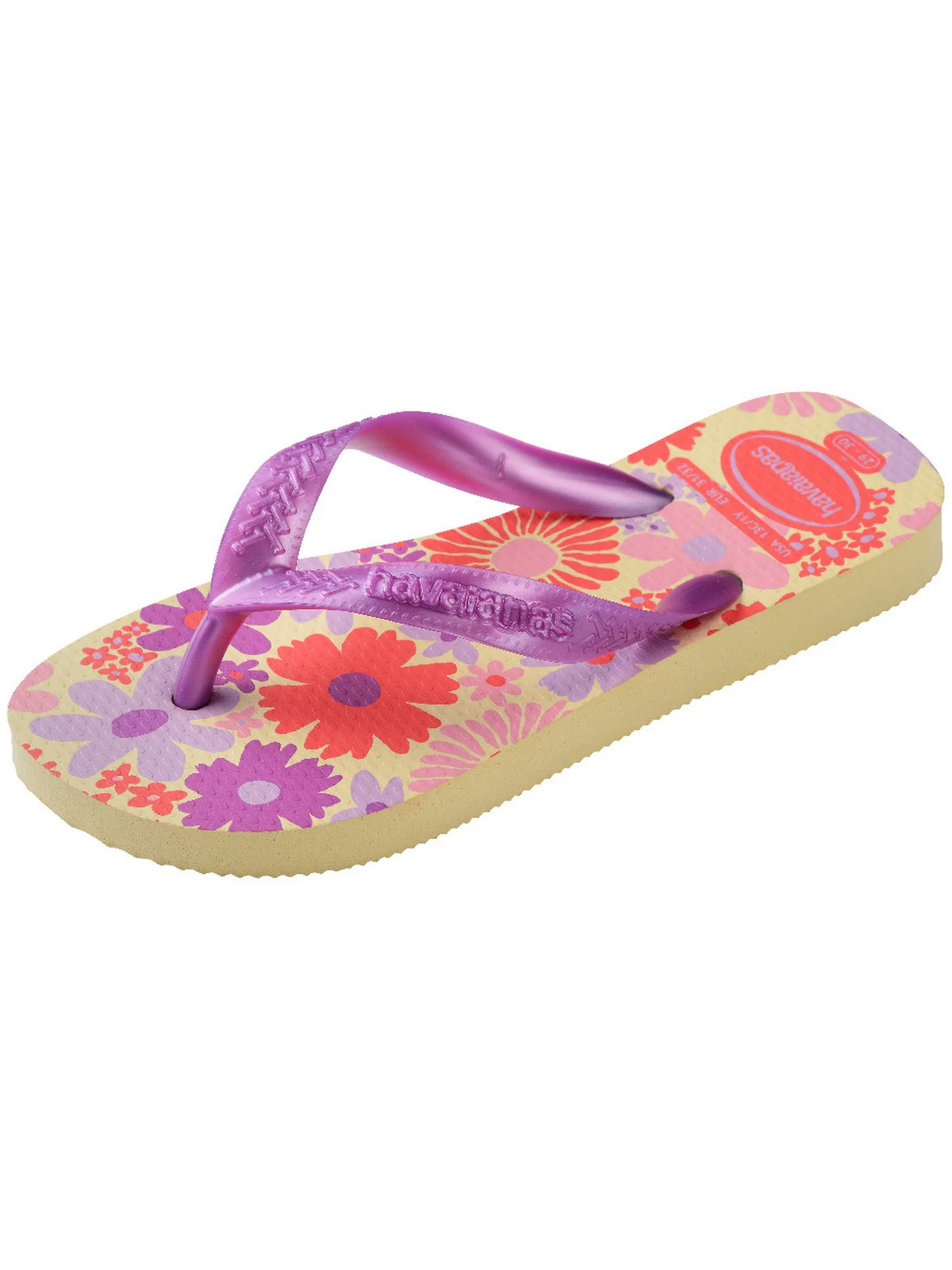 HAVAIANAS Infradito Bambine e ragazze Hav. Kids Flores 4000052.9256 Beige - Image 6