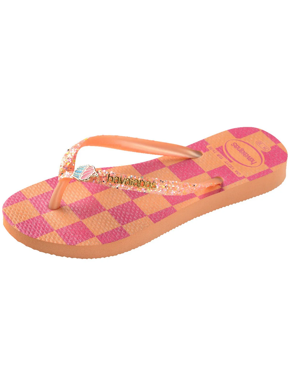 HAVAIANAS Infradito Bambine e ragazze Hav. Kids slim glitter trendy 4146976.0027 Rosa - Image 2